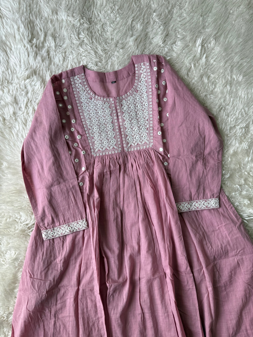 Z Premium Mul Cotton Kurti Plazo Set