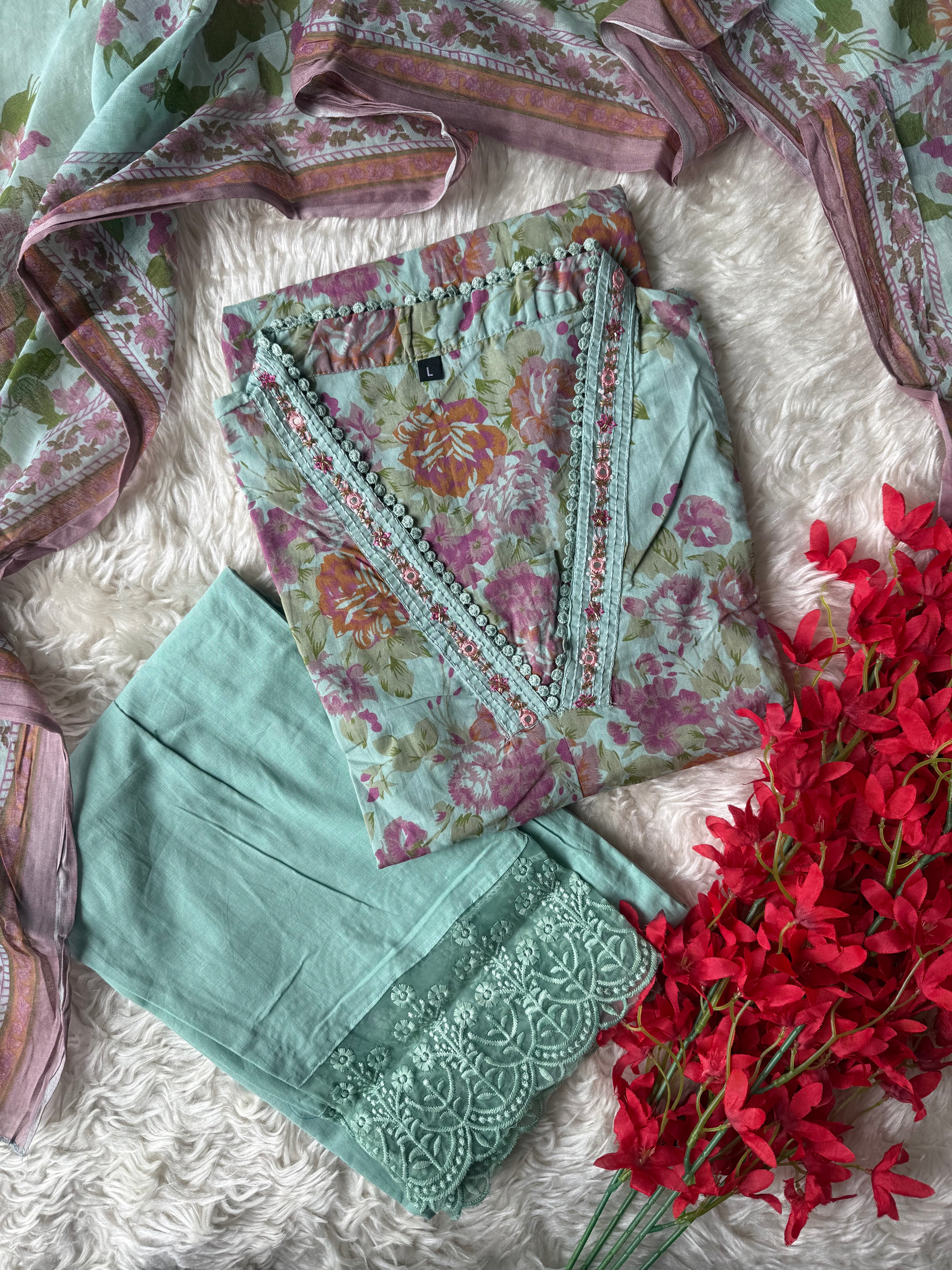 “Best Seller” Budget Friendly Kurti Pant Dupatta Set