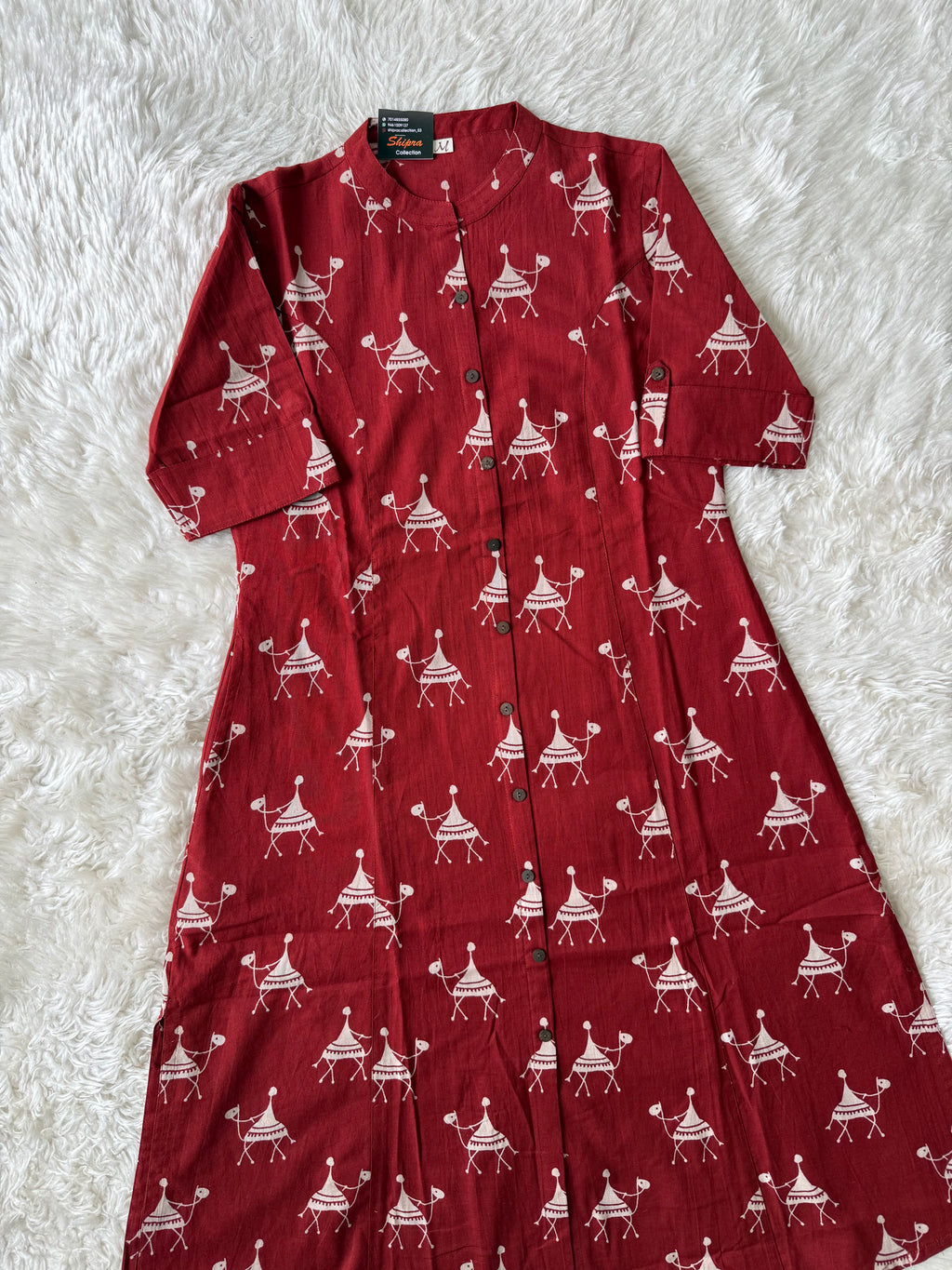 Khadi Cotton Elbow Sleeves Set