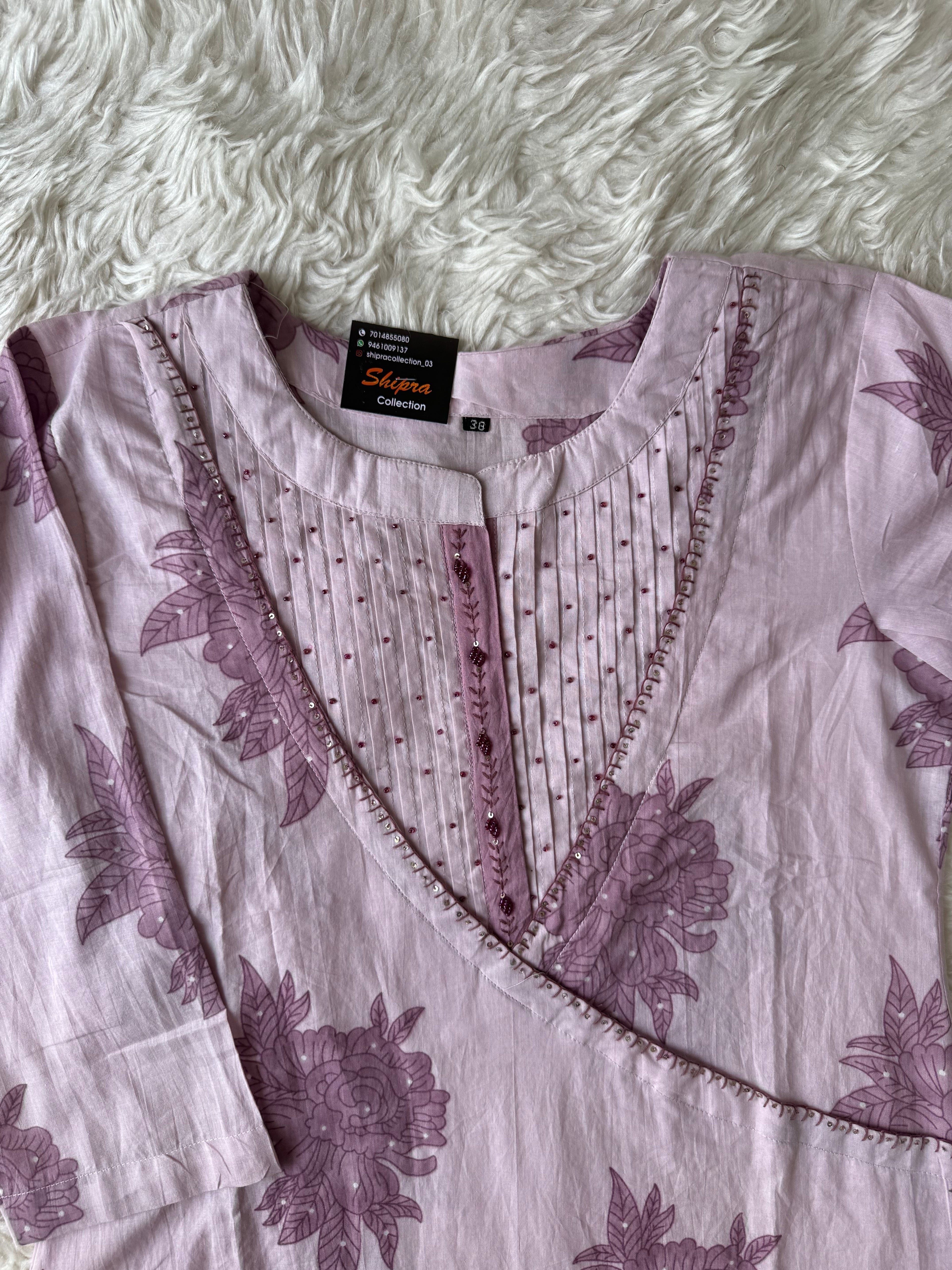 Premium Cotton Kurti Pant Dupatta Set