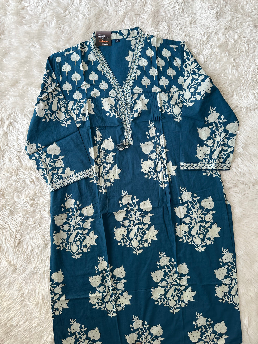 Premium Cotton Kurti Pant Cotton Dupatta Set