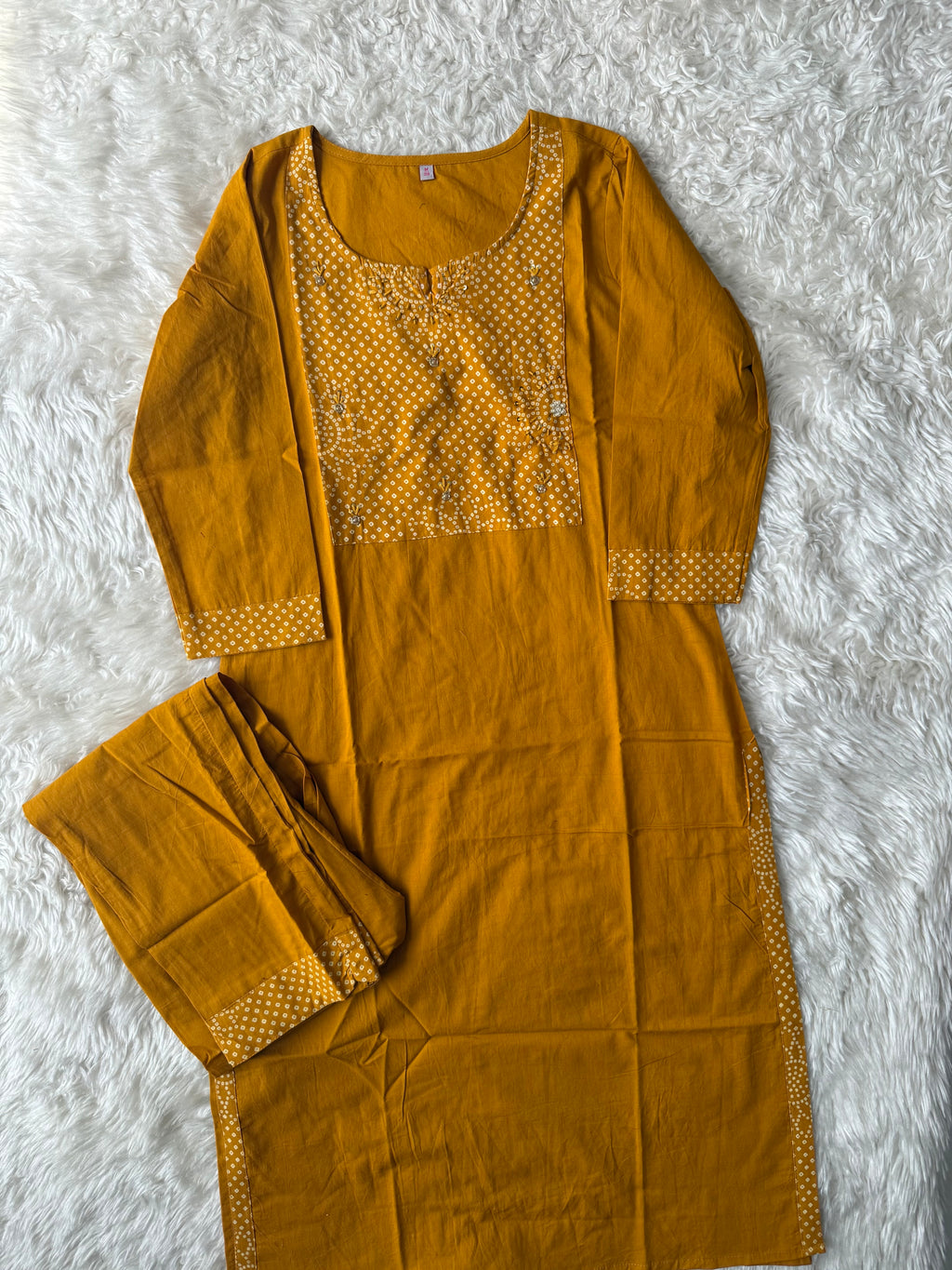 Premium Cotton Kurti Pant Set