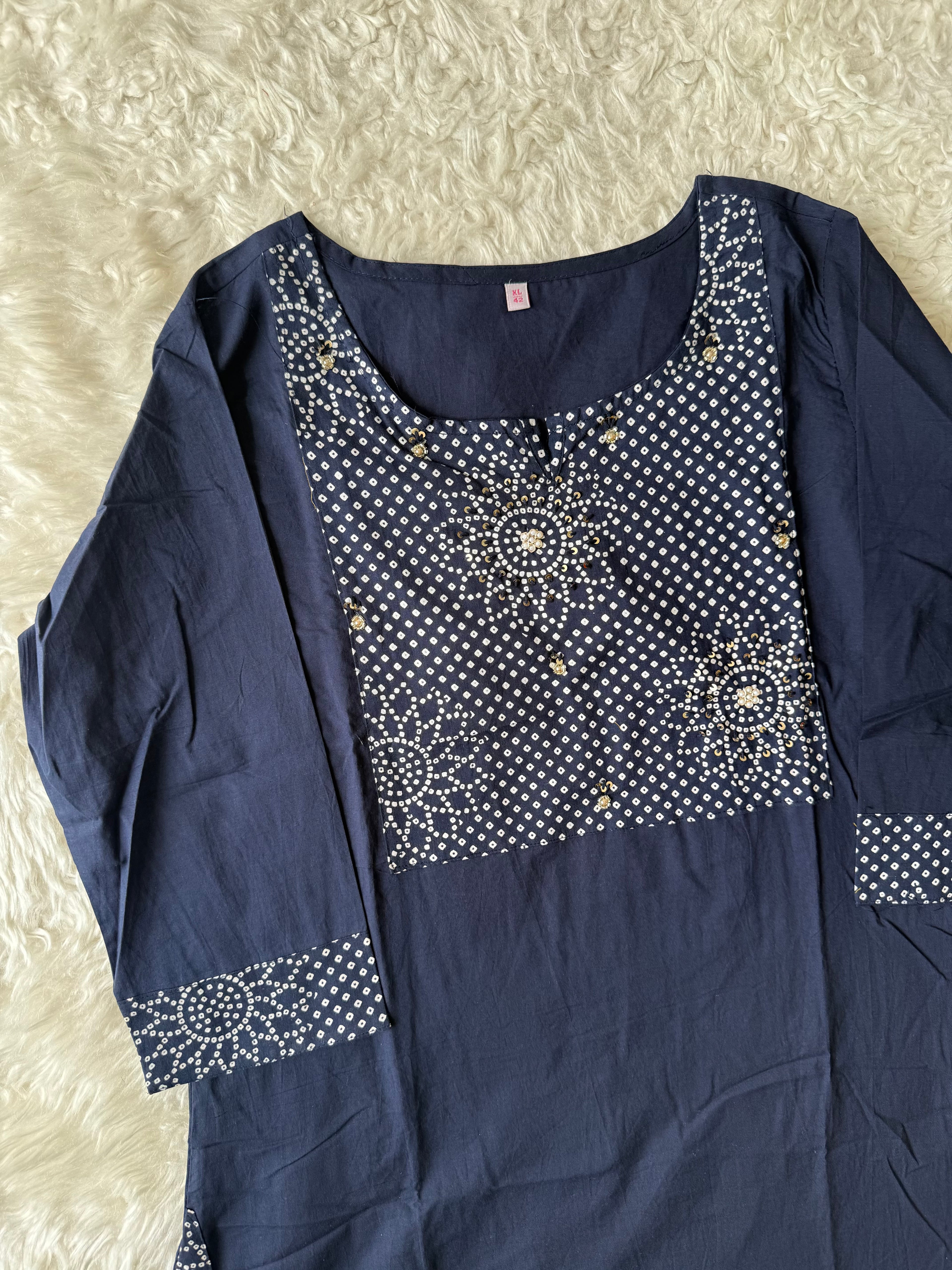 Premium Cotton Kurti Pant Set