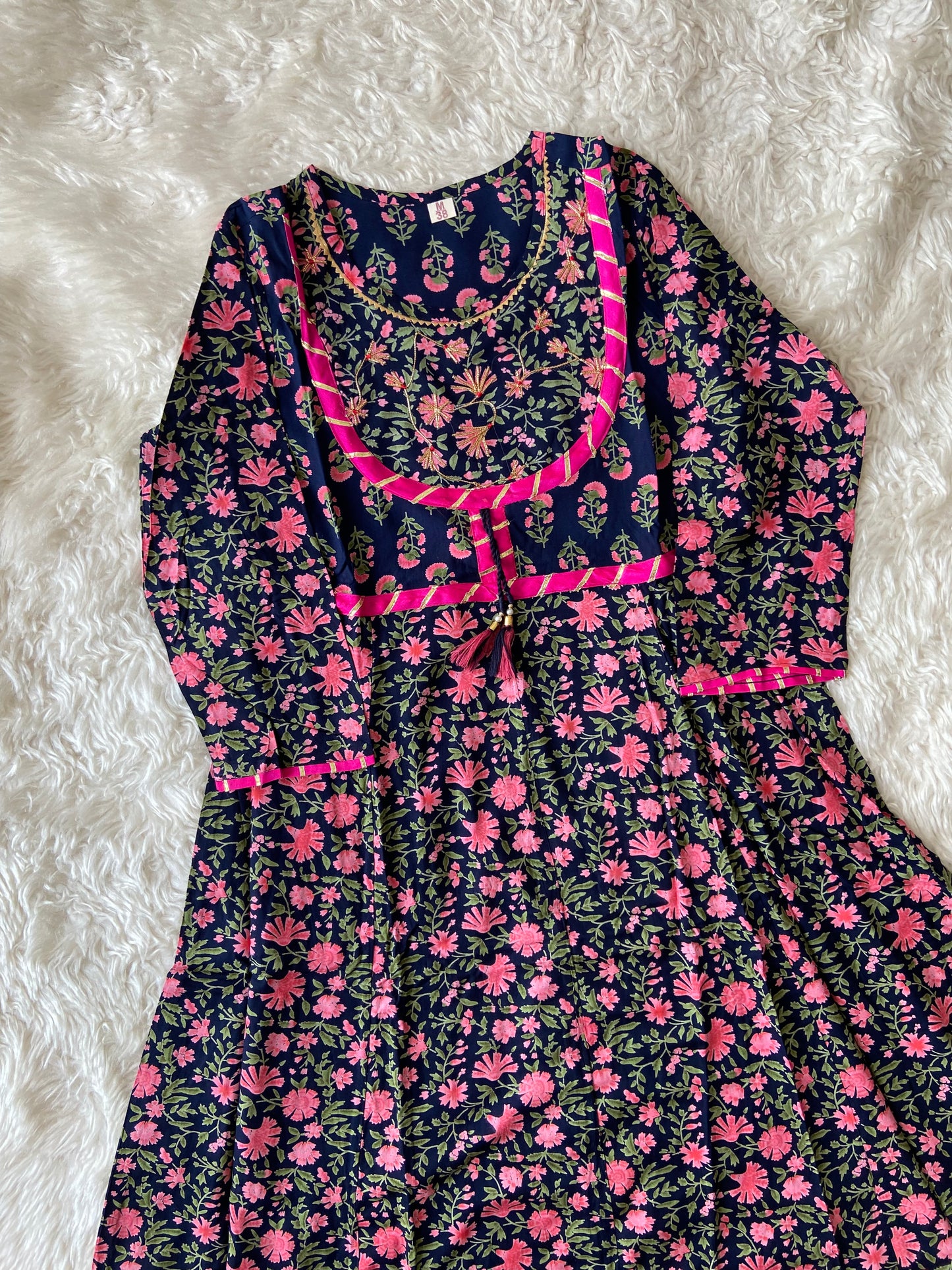 Rayon Kurti Pant Dupatta Set