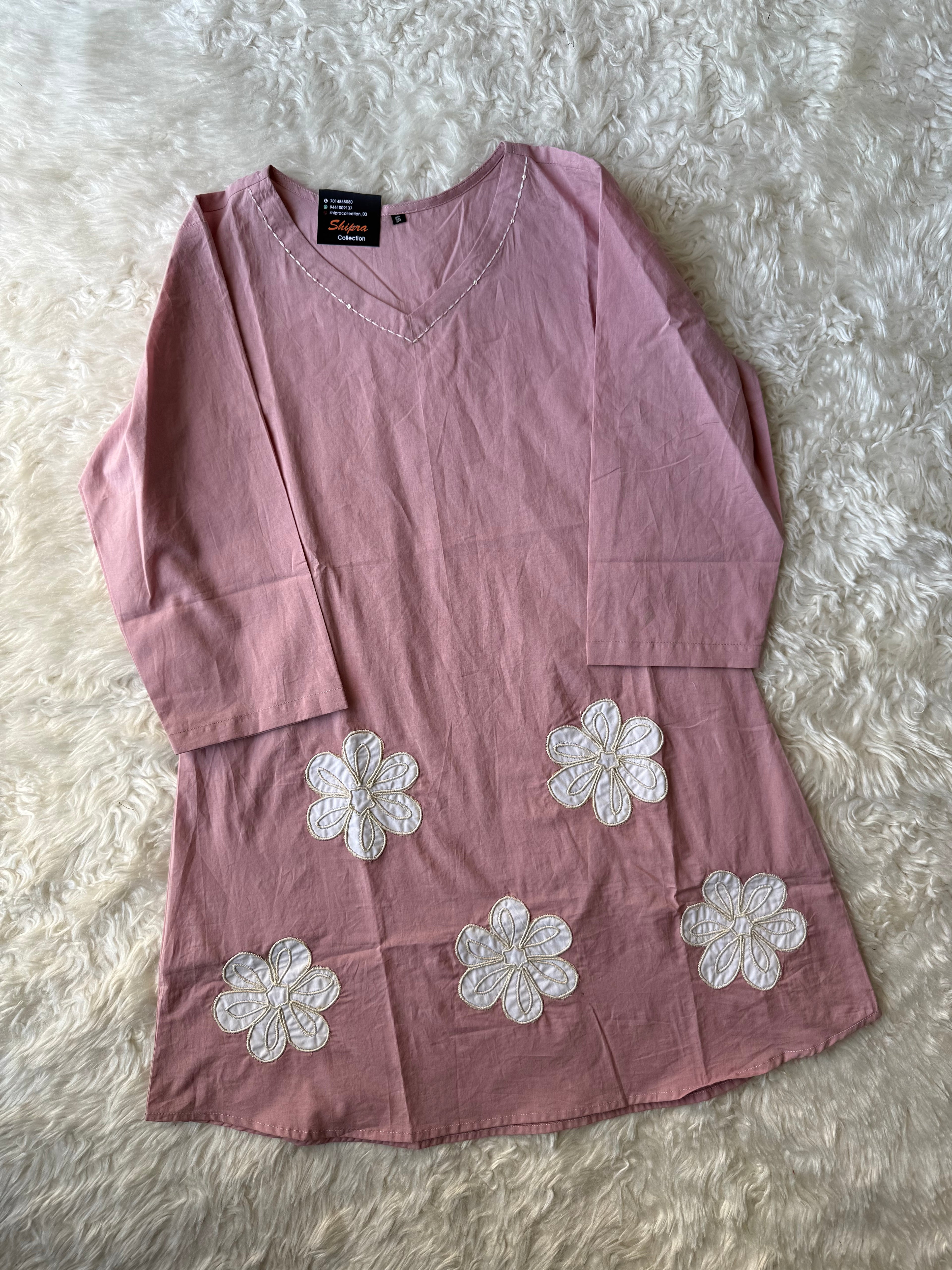 Breathable Cotton Patch Work Co-ord Set