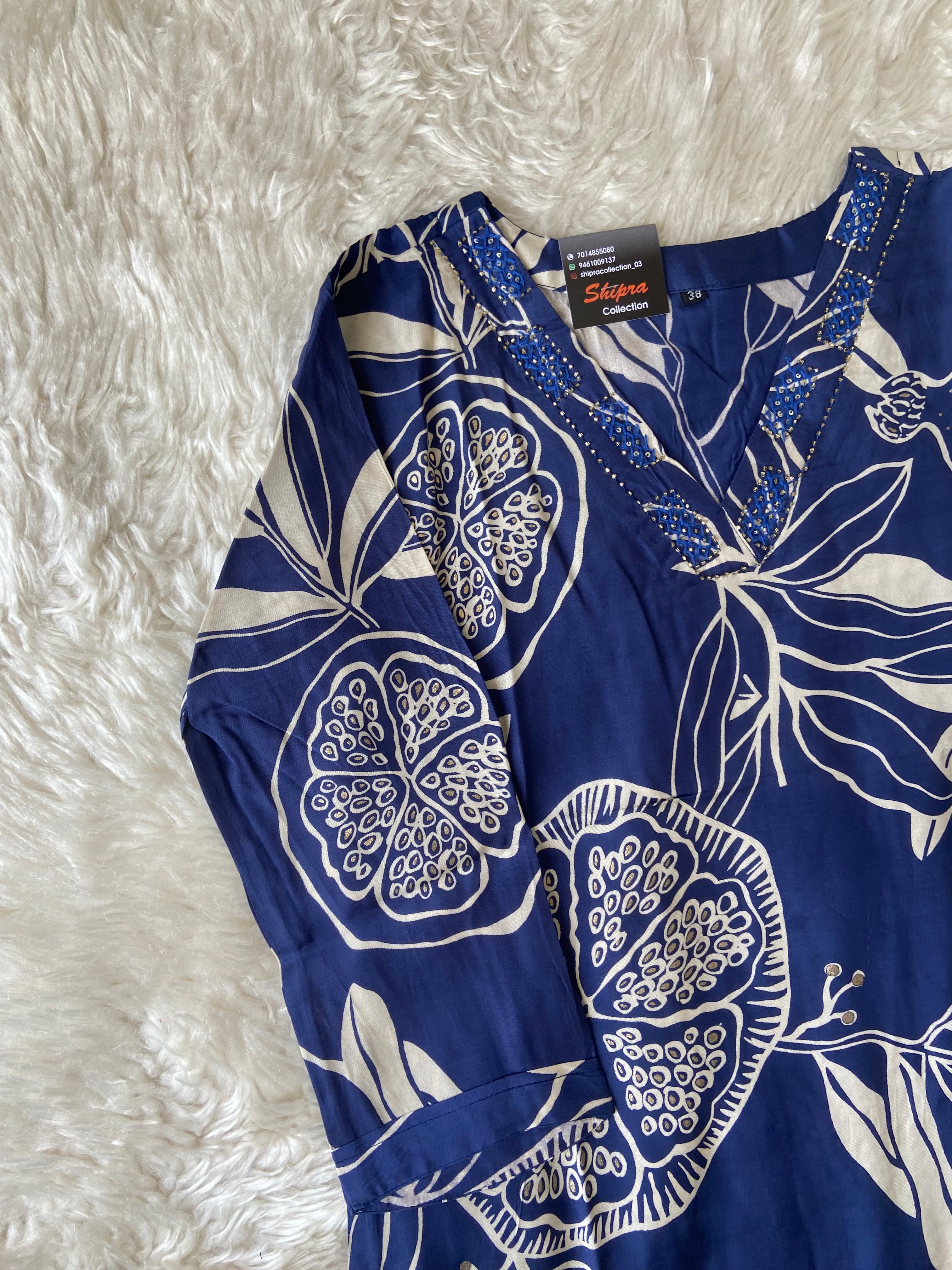 Premium Soft Muslin Silk kurti