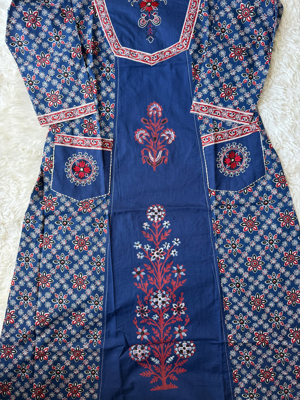 Premium Cotton Kurti Pant Dupatta Set