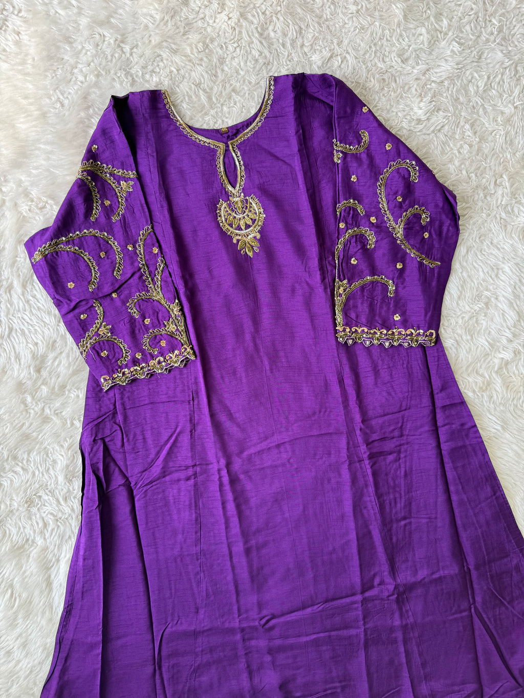 “Plus Size” Dola Silk Kurti Pant Dupatta Set