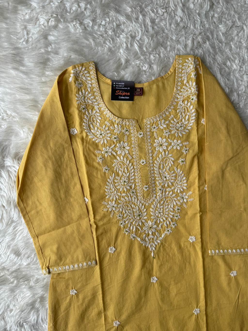 Premium Cotton Kurti Pant Dupatta Set