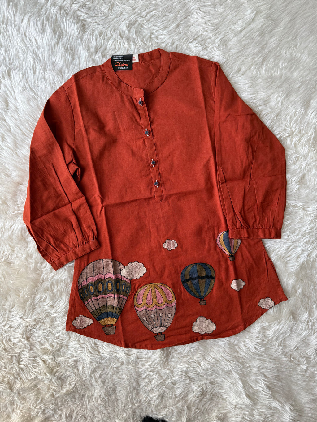 “Plus Size” Khadi Cotton Short Kurti