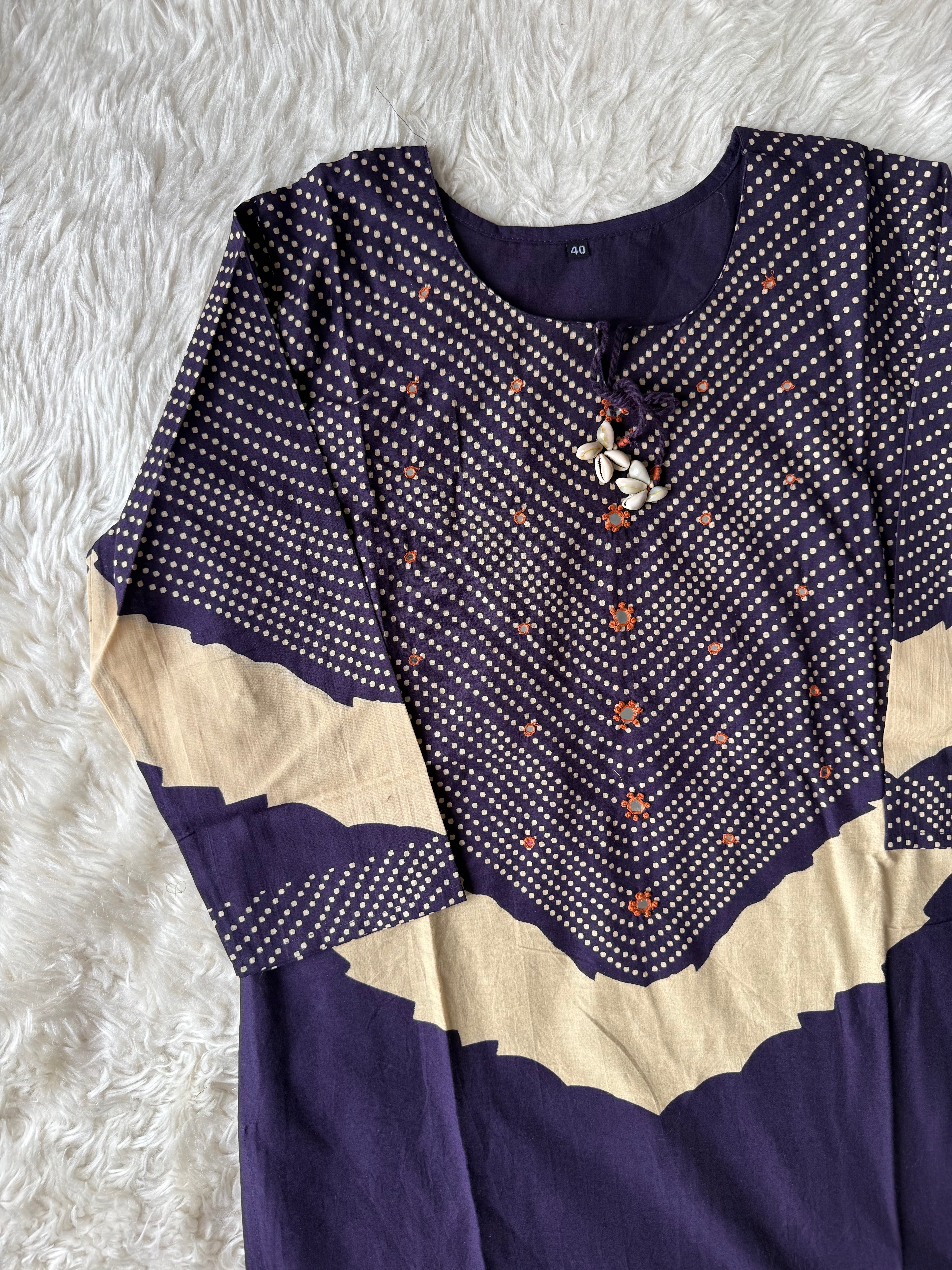Pure Cotton Kurti Plazo Dupatta Set