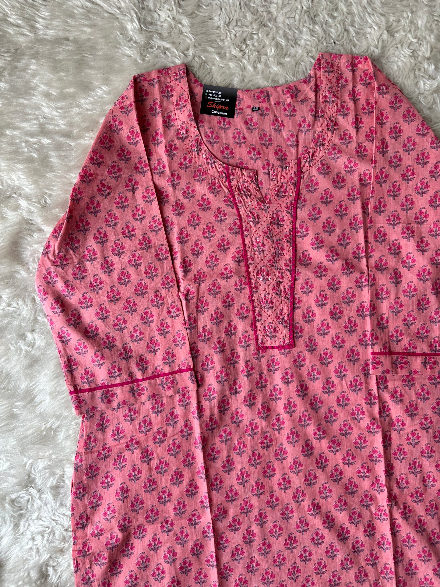Premium Cotton Kurti Pant Set