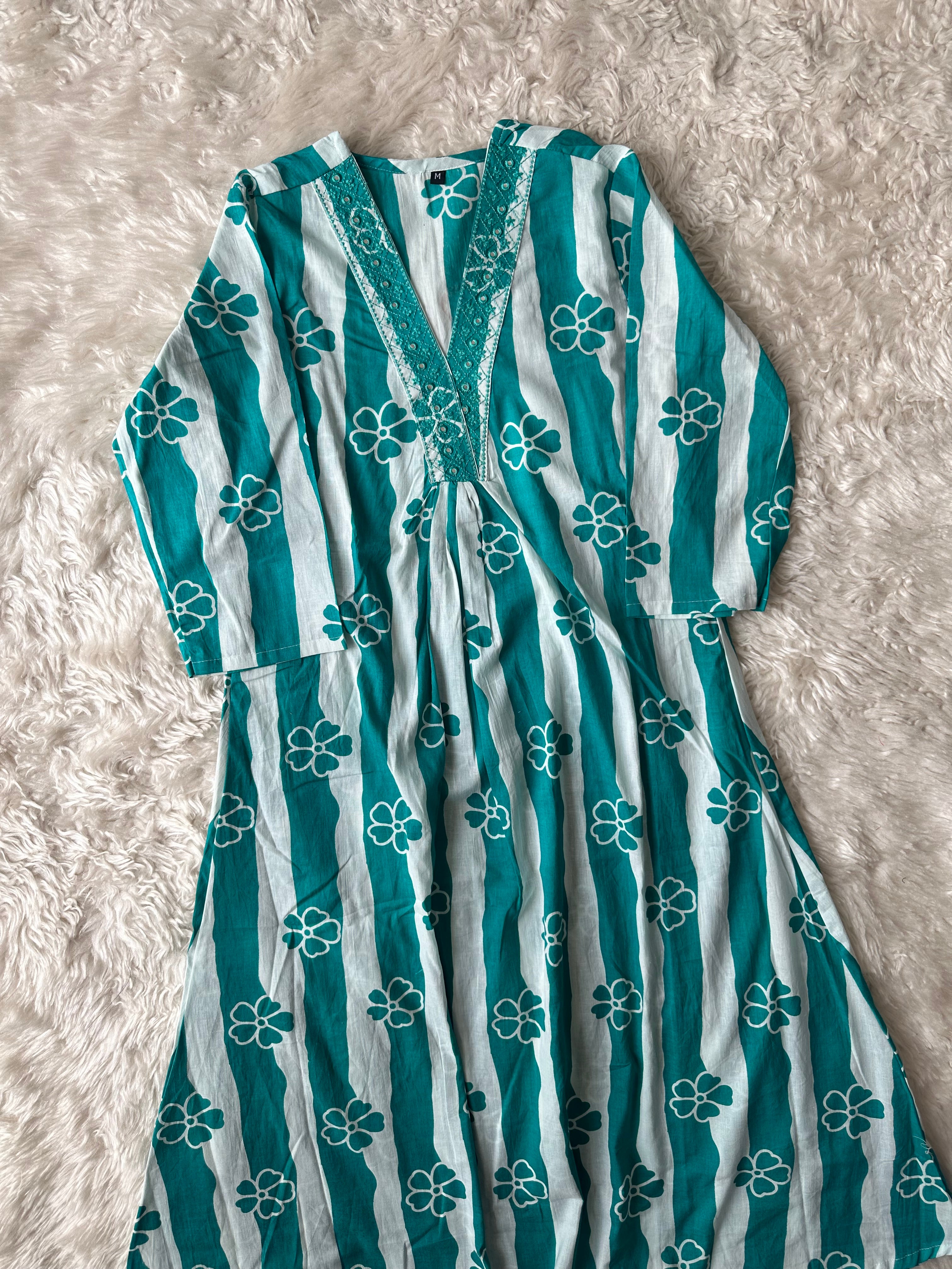 Cotton Kurti Pant Set