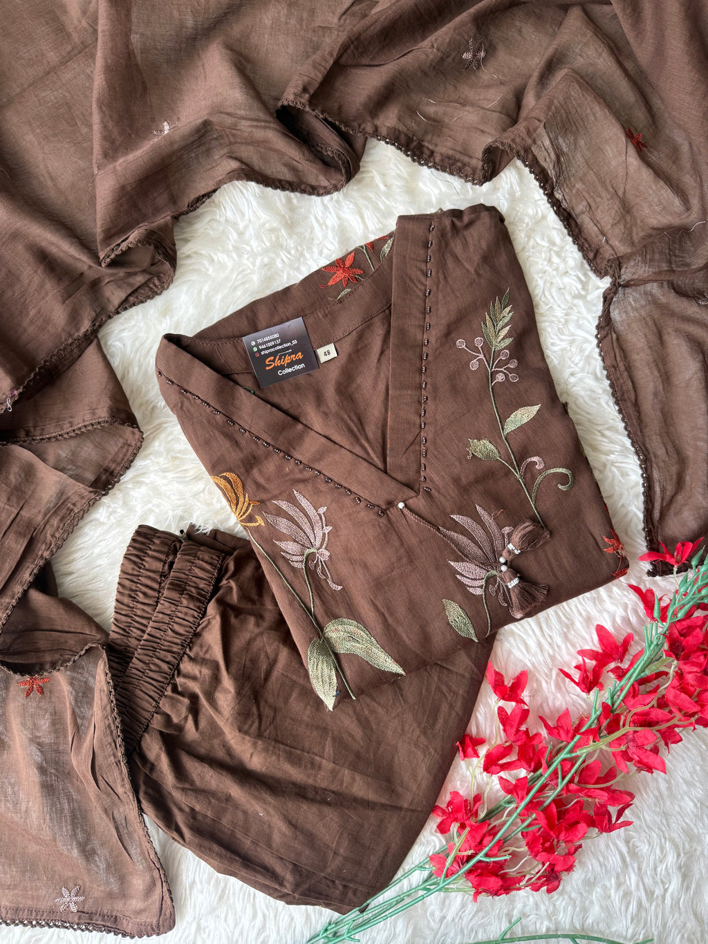 Premium Mul Cotton Thread Work Collection