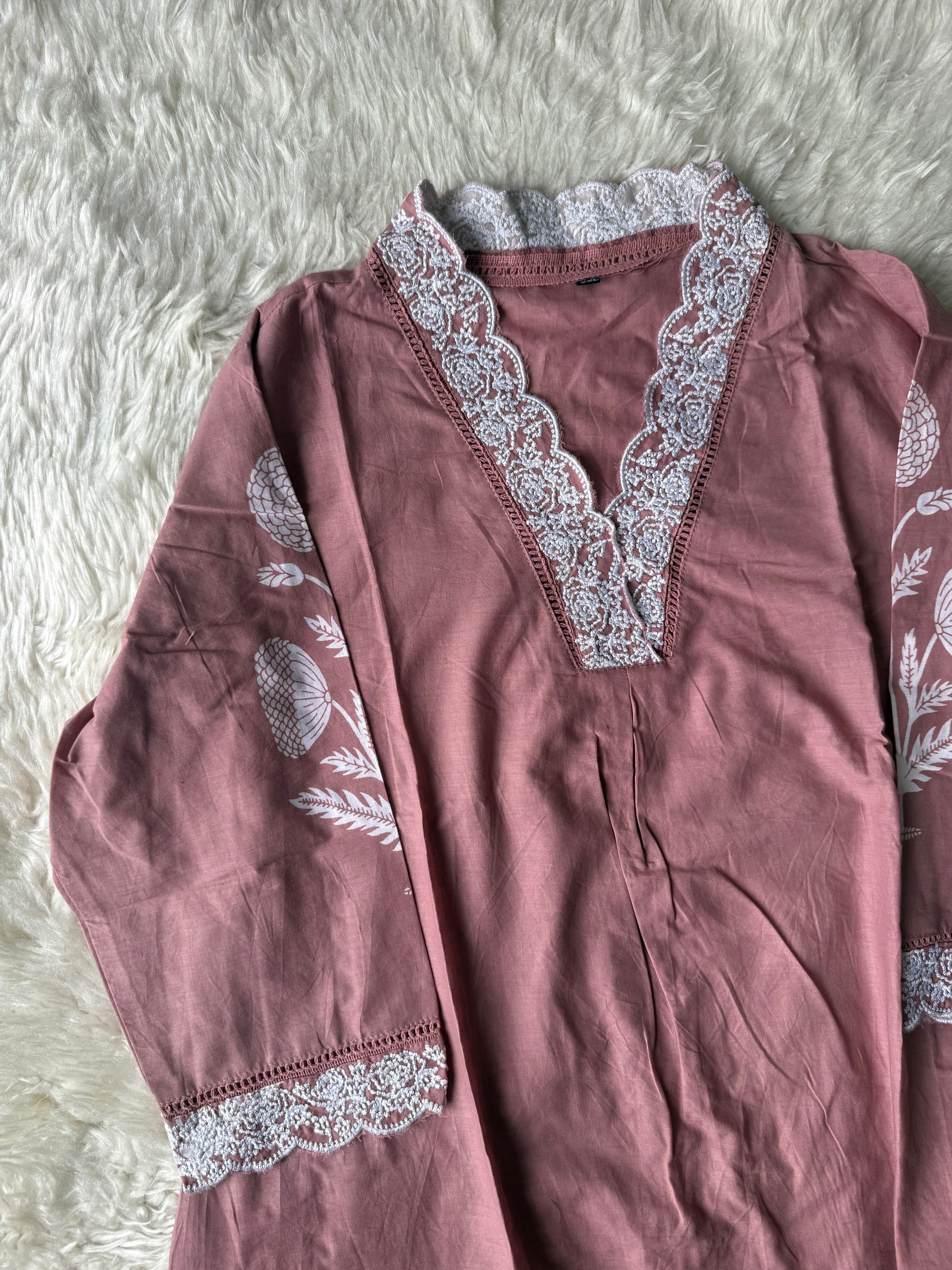 Cotton Kurti Pant Set