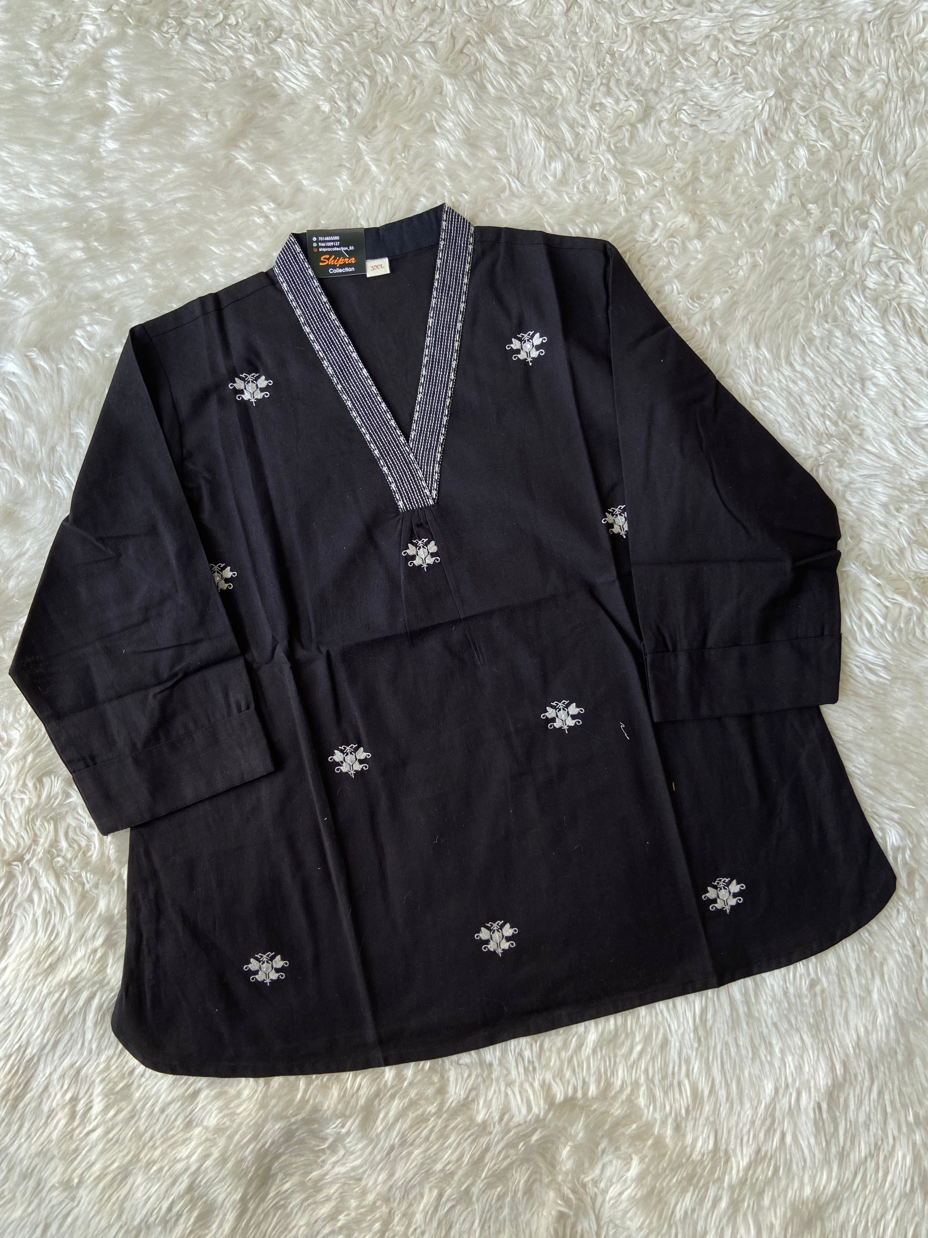 “Plus Size” Khadi Cotton Short Kurti