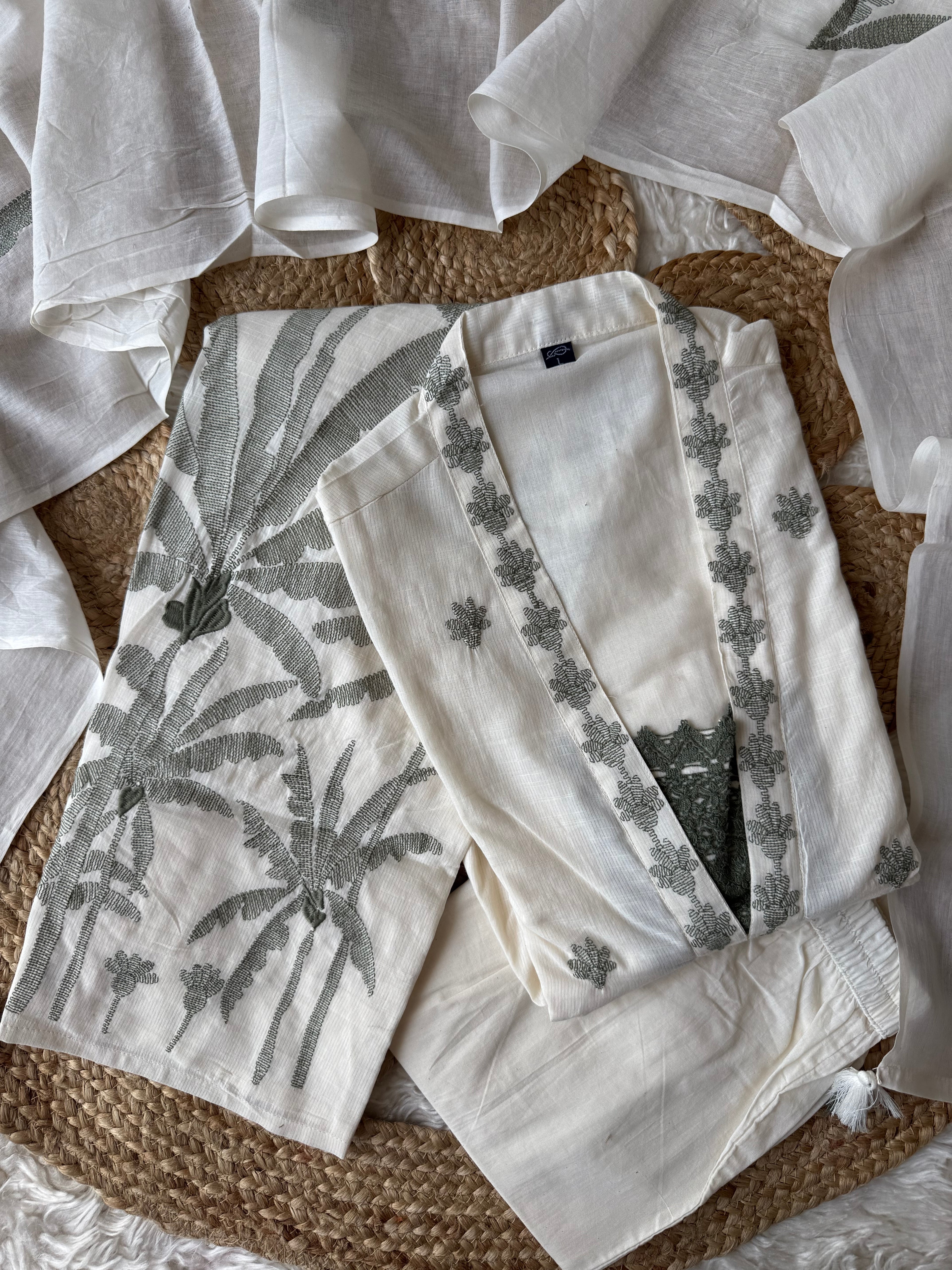 Mul Cotton Kurti Pant Dupatta Set