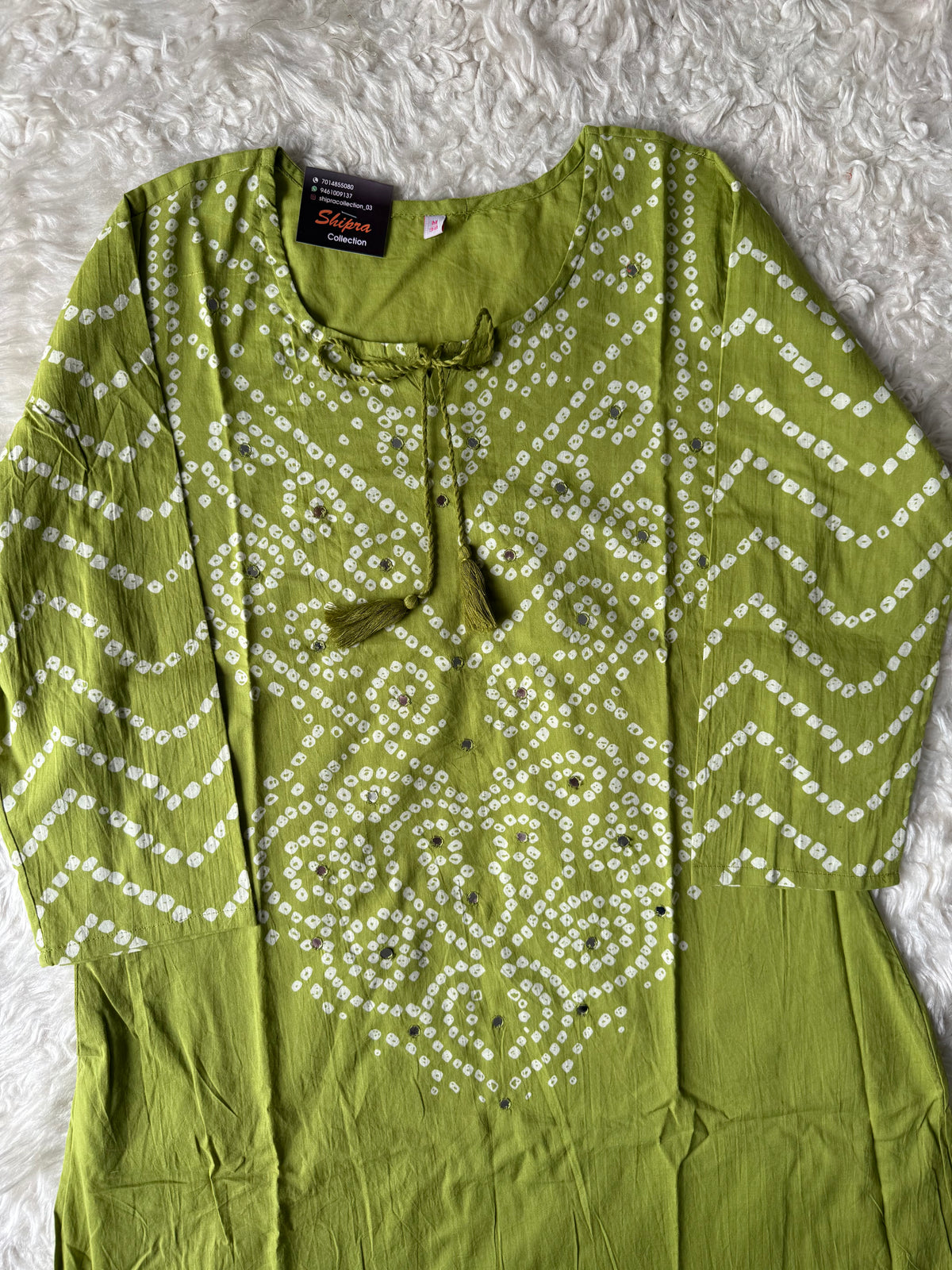 Premium Cotton Bandhani Set