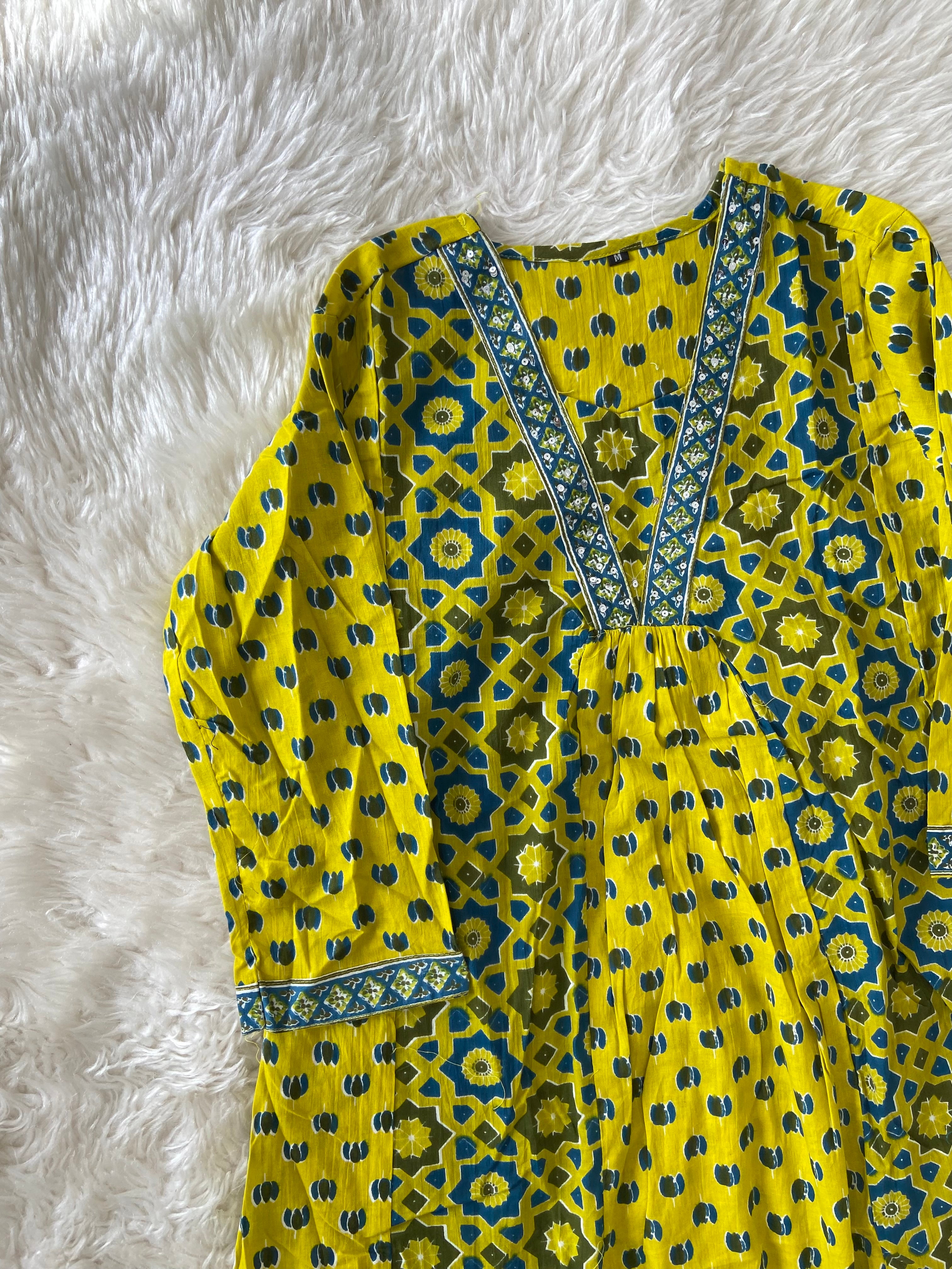Cotton Kurti Pant Set