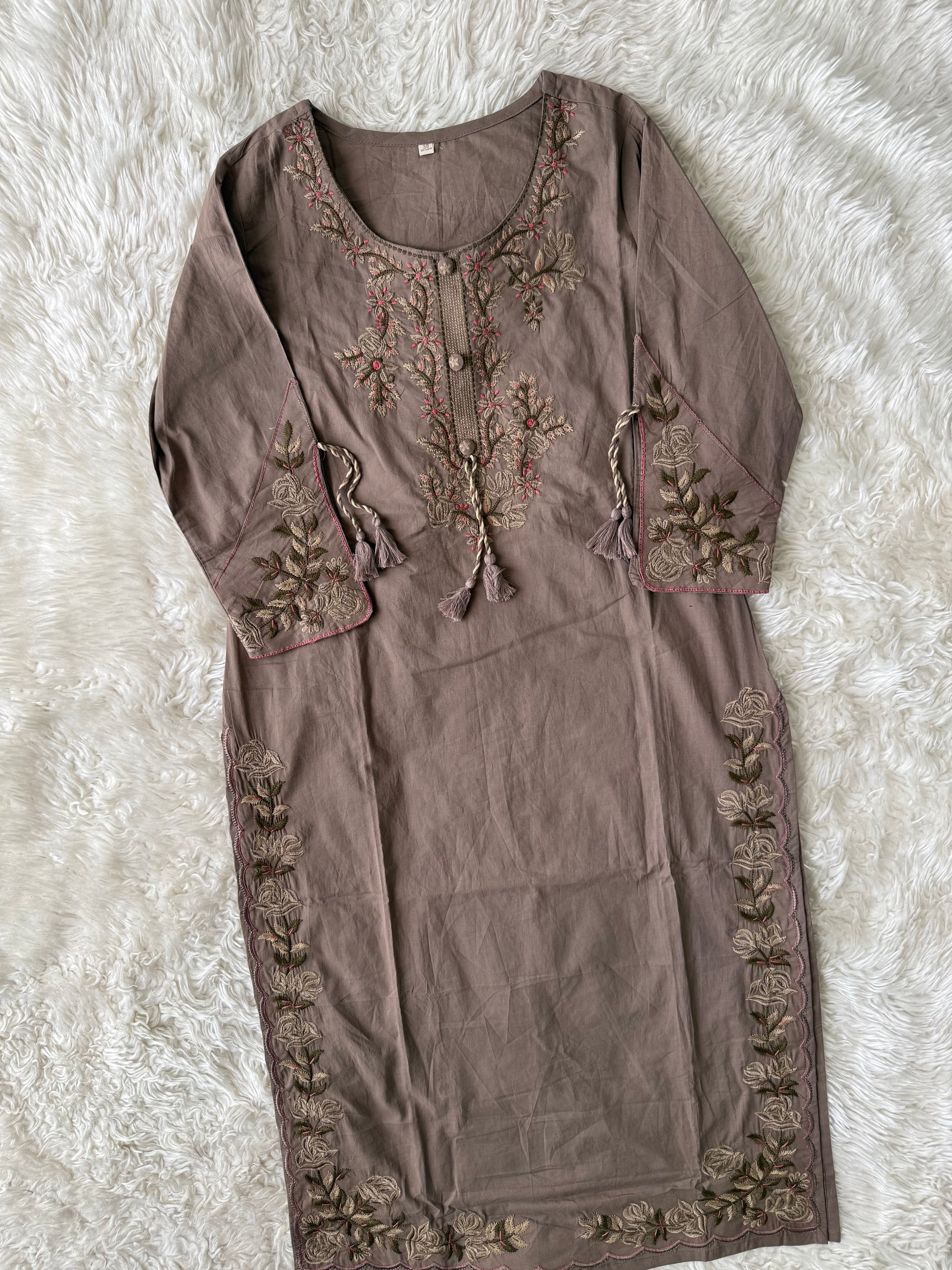 Premium Cotton Kurti Pant Dupatta Set
