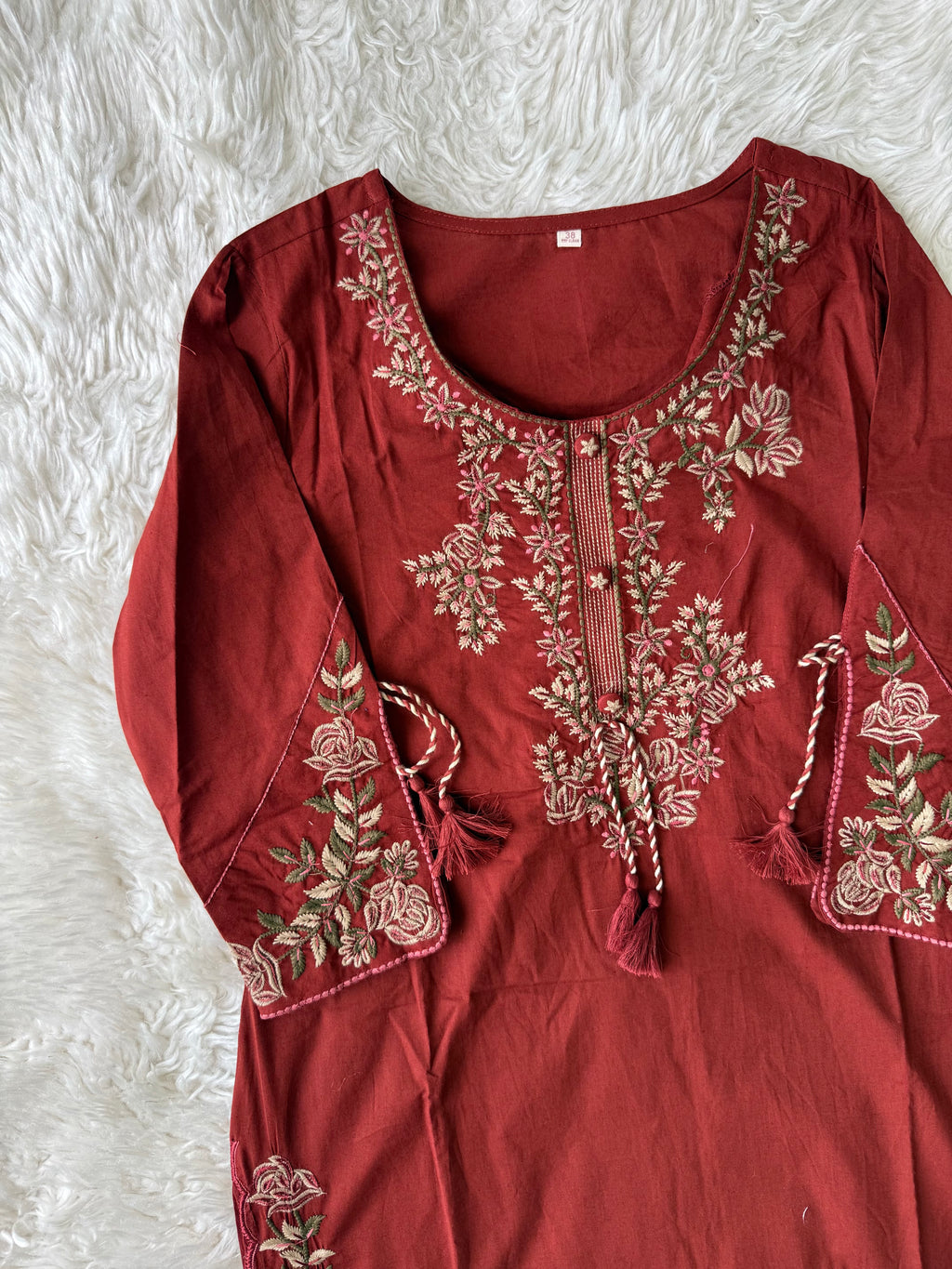 Premium Cotton Kurti Pant Dupatta Set