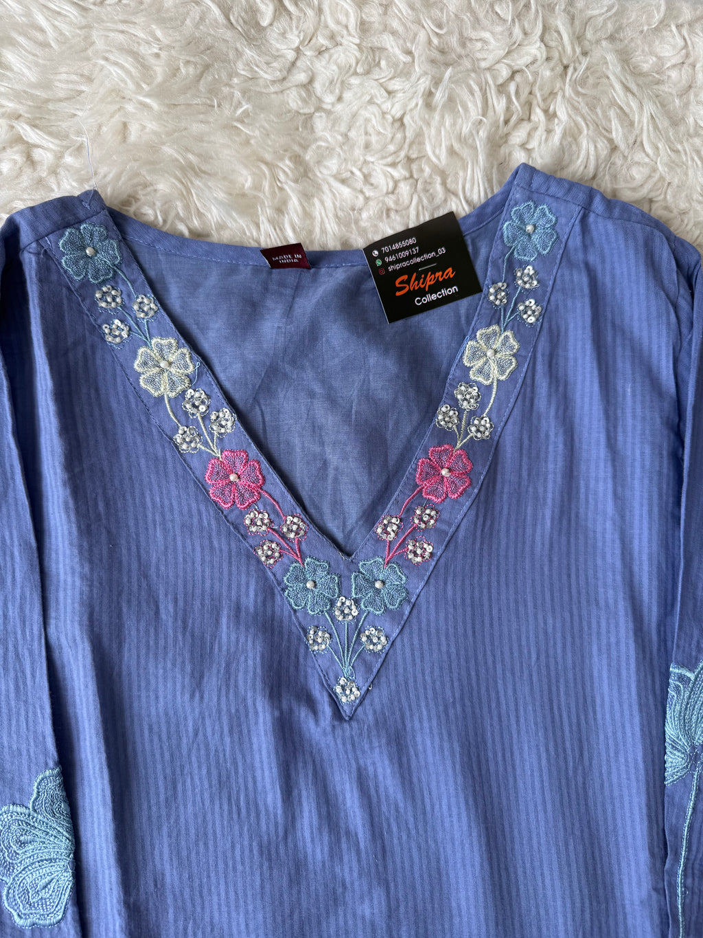 Mul Cotton Kurti Pant Dupatta Set