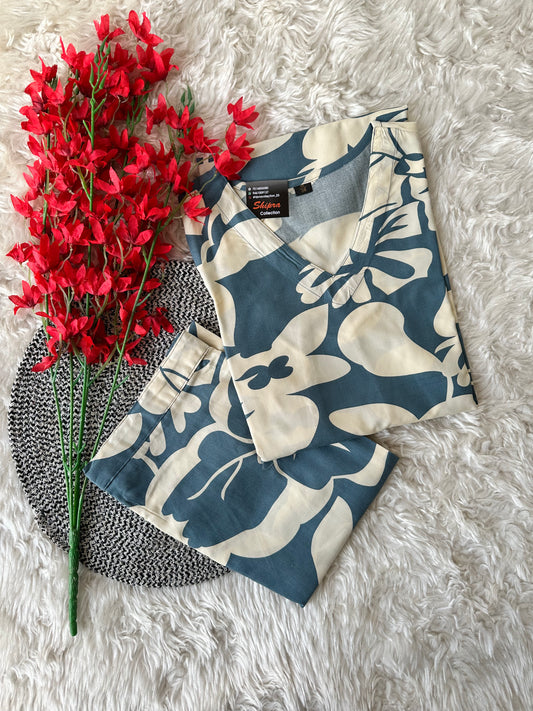 Makhan Fabric feel💕 Kurti Plazo Set