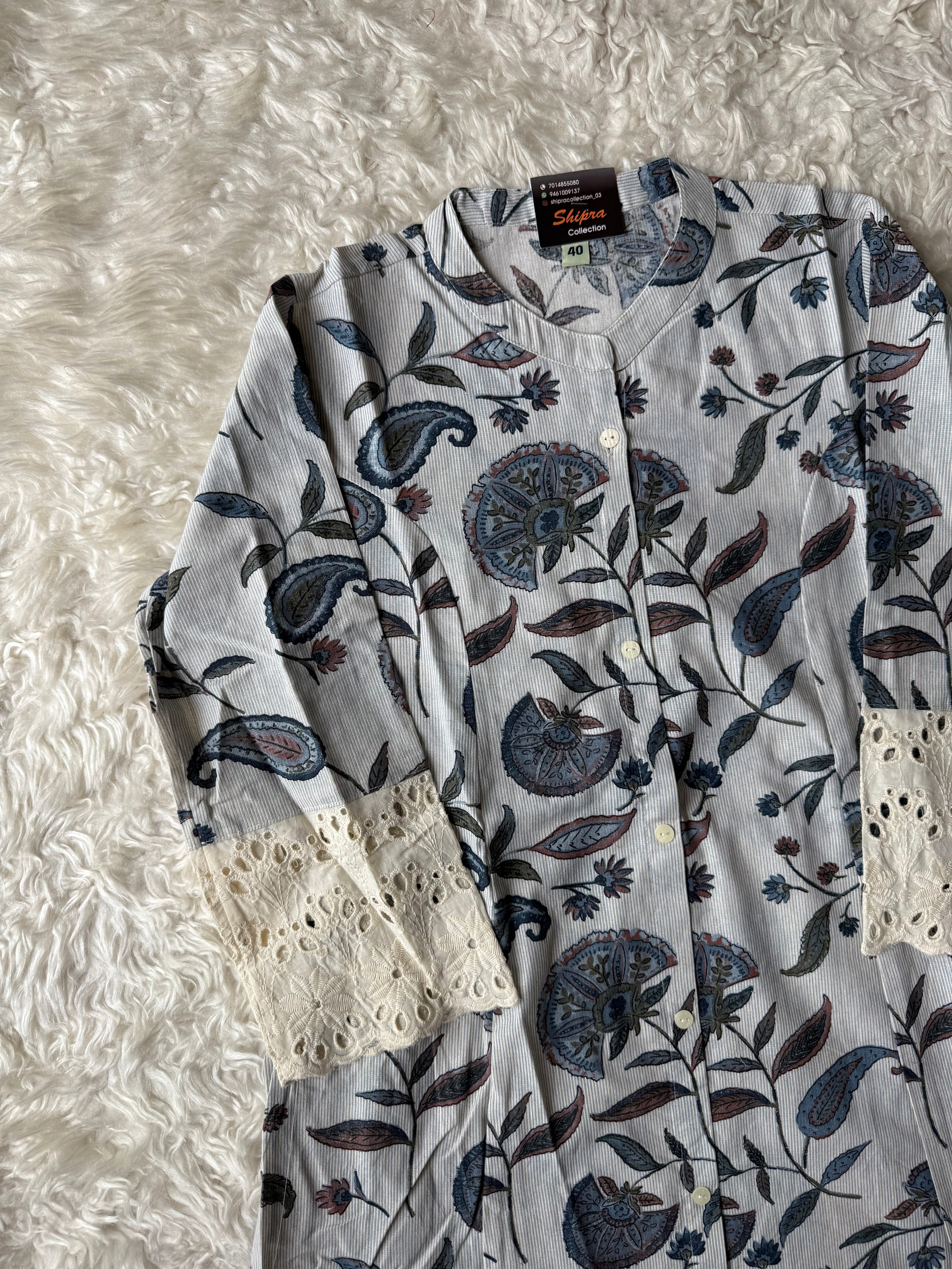 Khadi Cotton Aline kurti