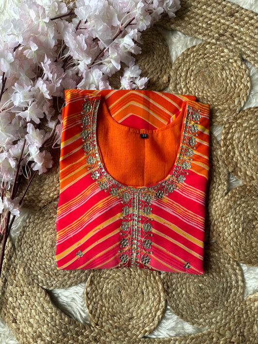 Georgette kurti