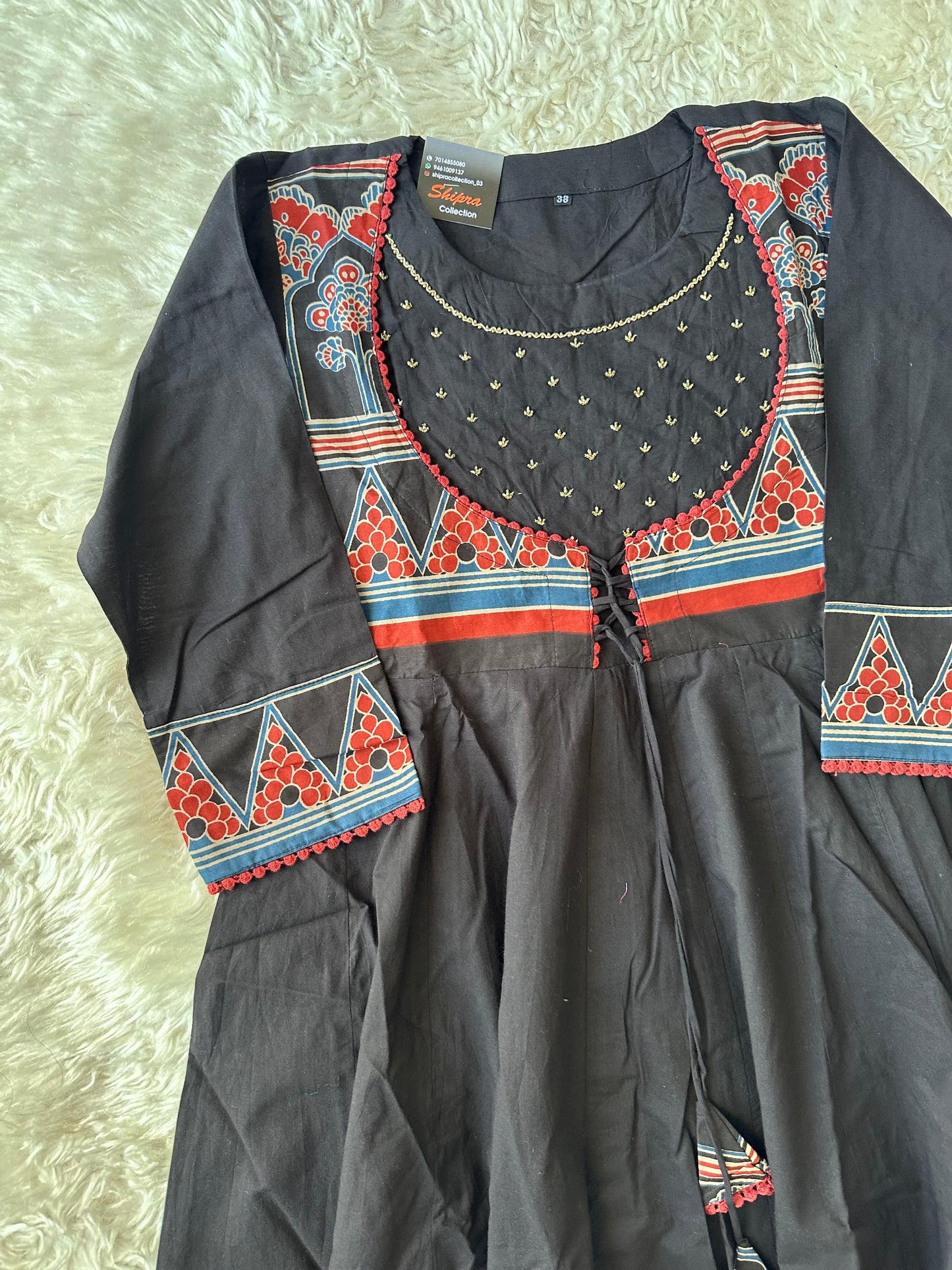 Premium Cotton Flare Kurti
