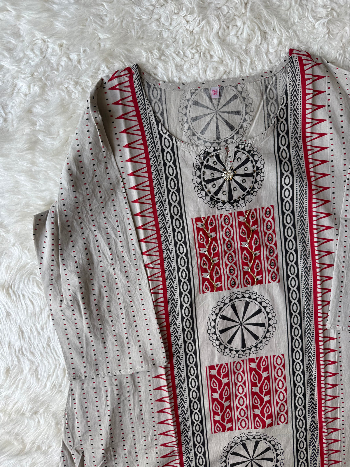Pure Cotton Kurti Pant Set