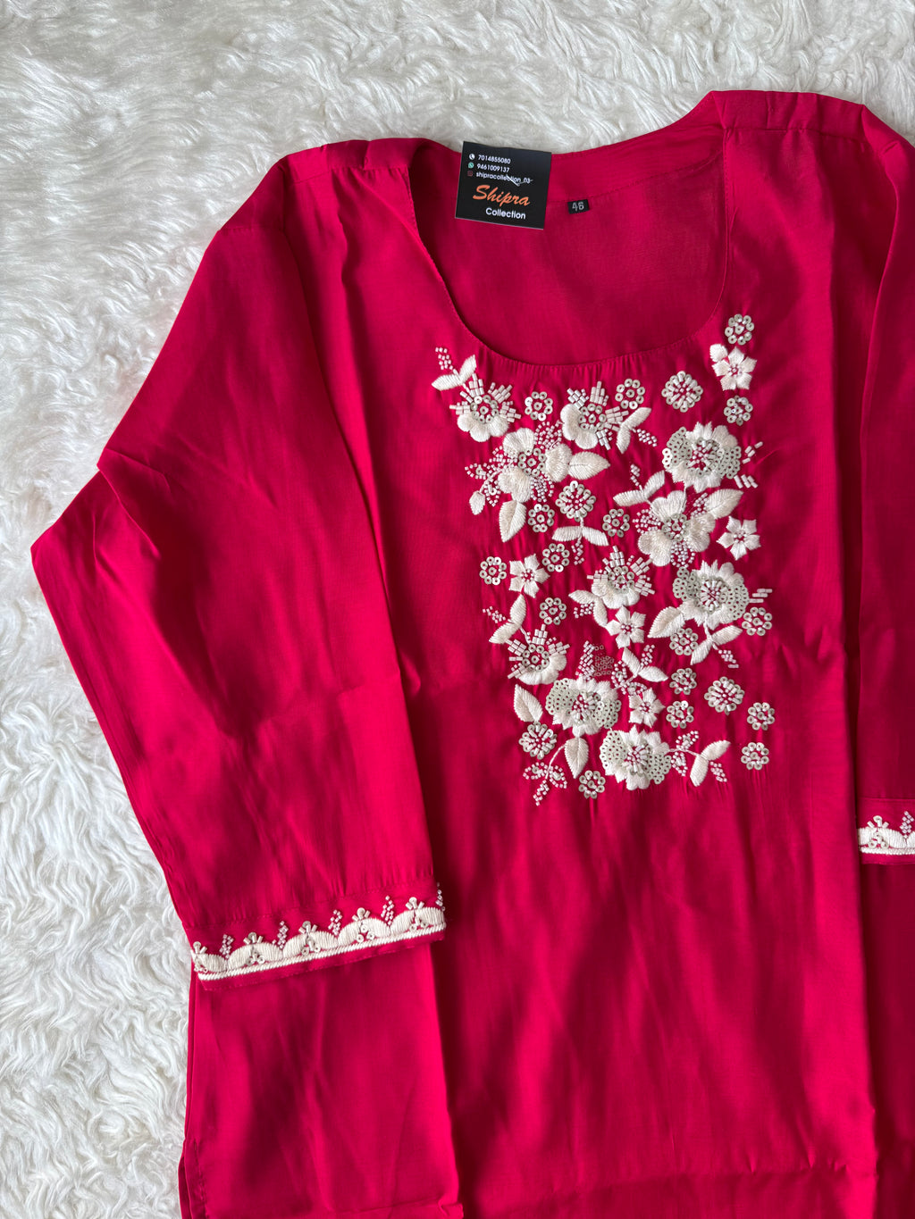 “Plus Size” Roman Silk Kurti Pant Dupatta Set