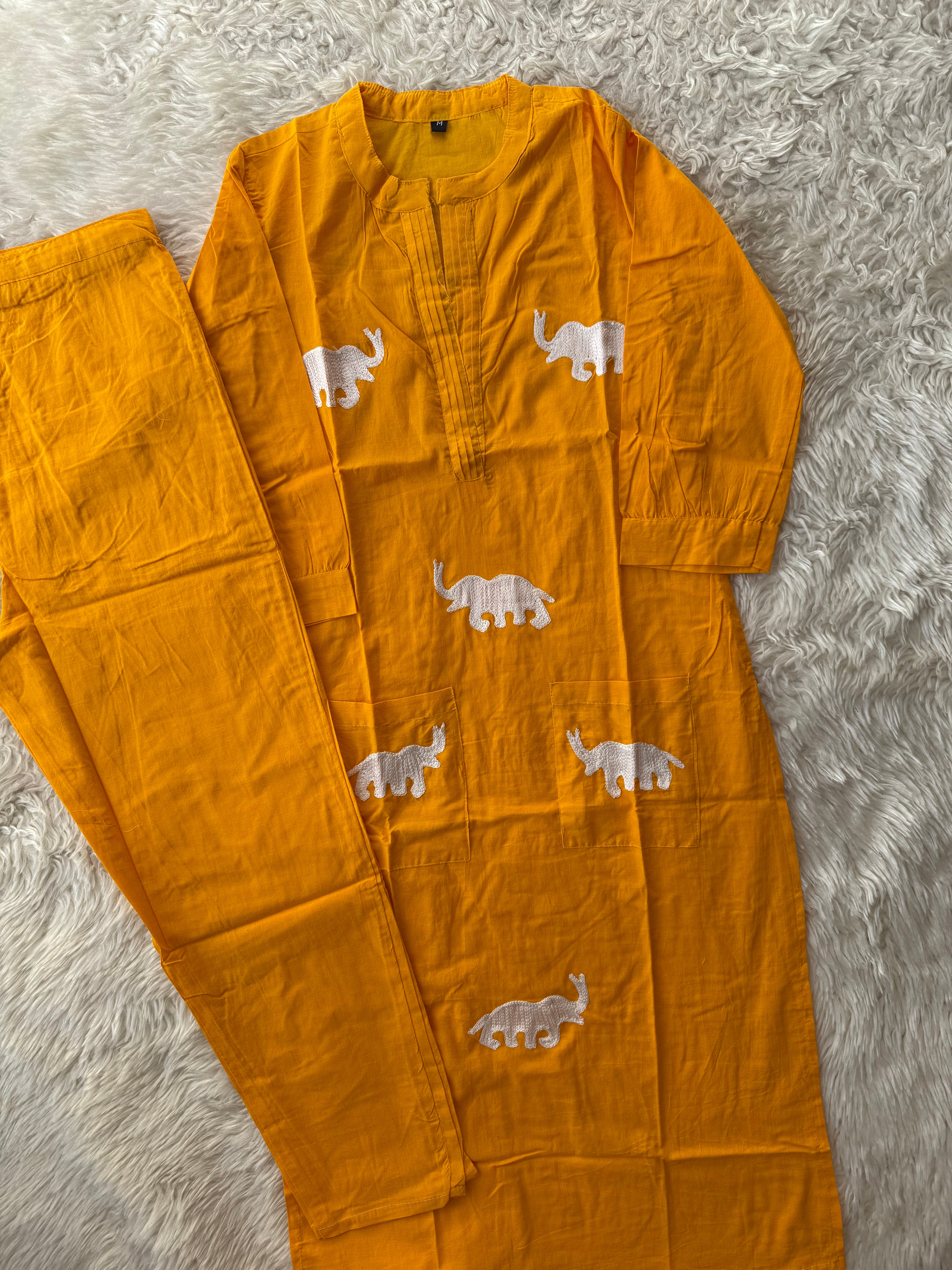 Cotton Kurti Pant Set