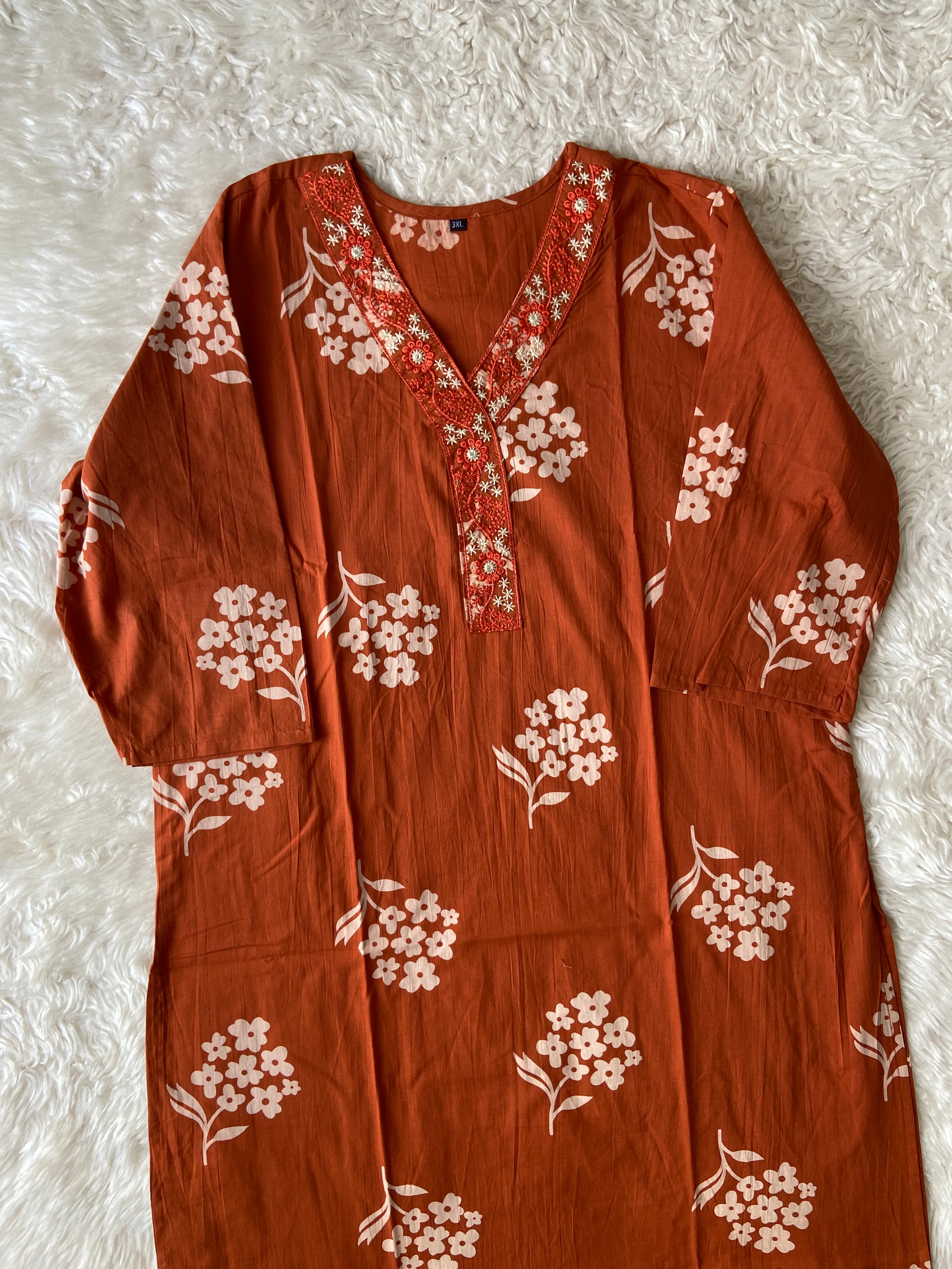 Budget Friendly Kurti Pant Dupatta Set