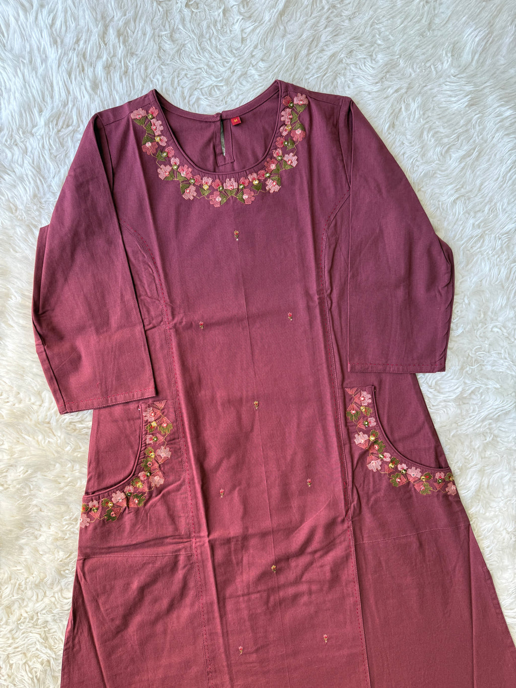 Premium Khadi Cotton Kurti Pant Set