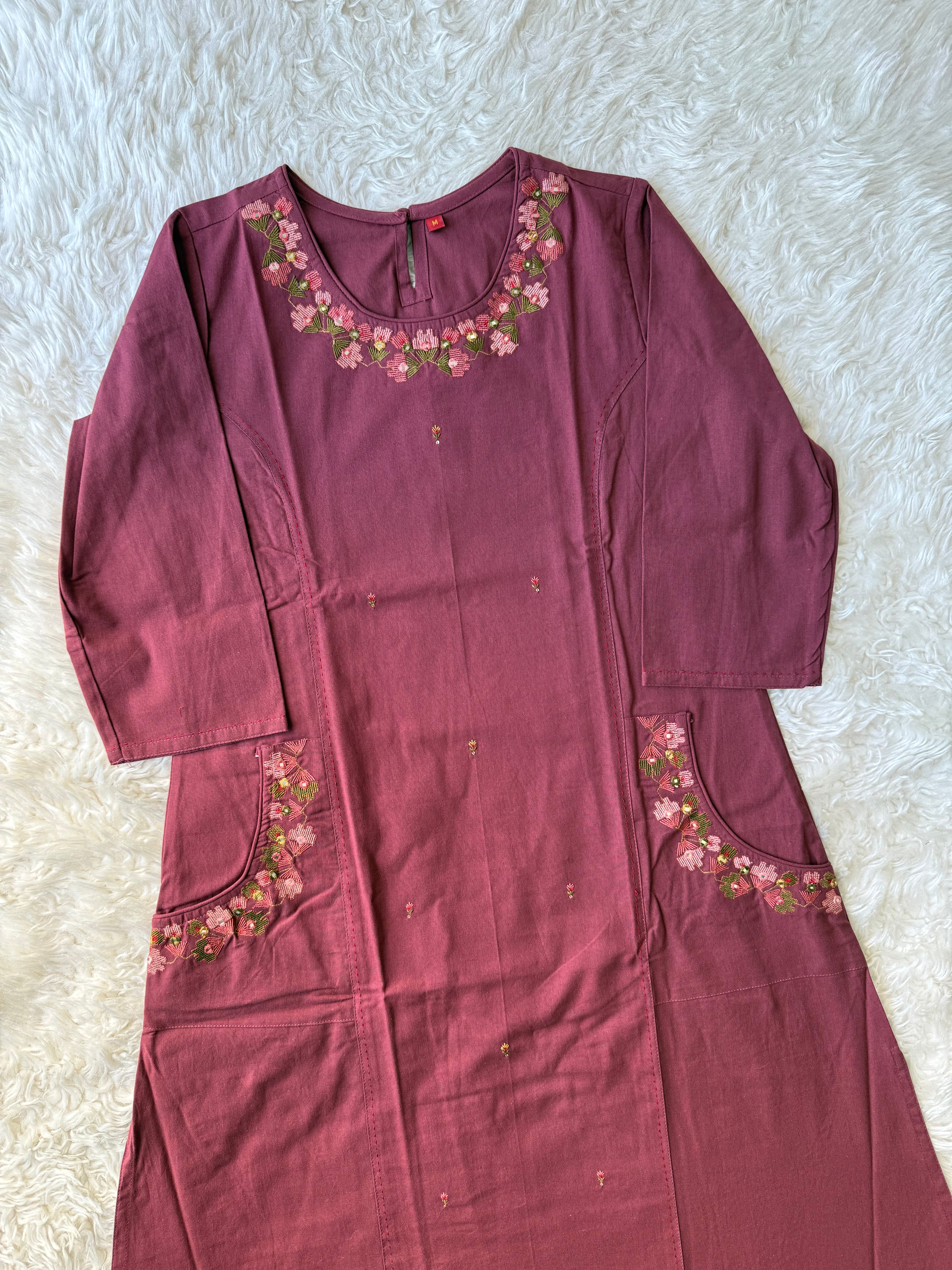 Premium Khadi Cotton Kurti Pant Set