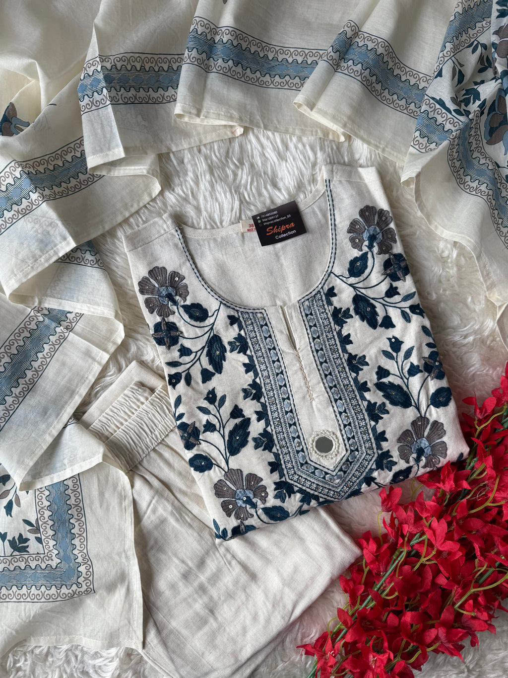 Khadi Cotton Thread Work Set