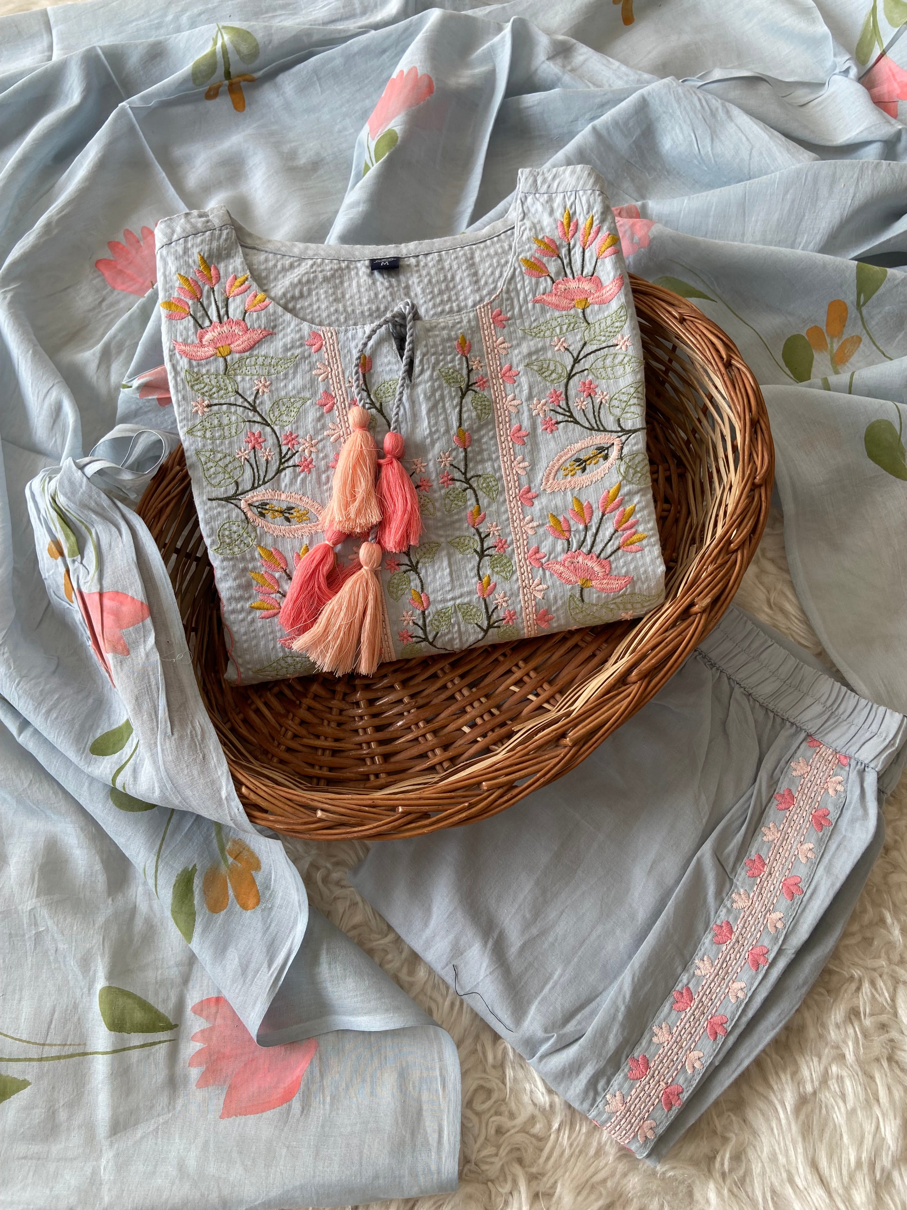 Premium Cotton Thread Work Collection