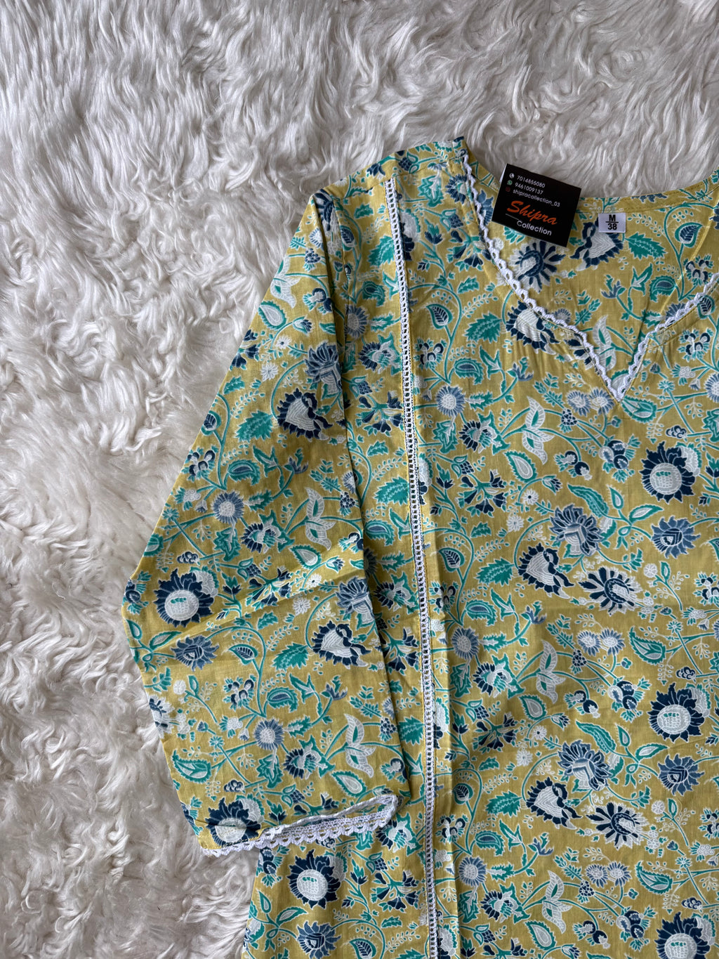 Premium Cotton Short Kurti
