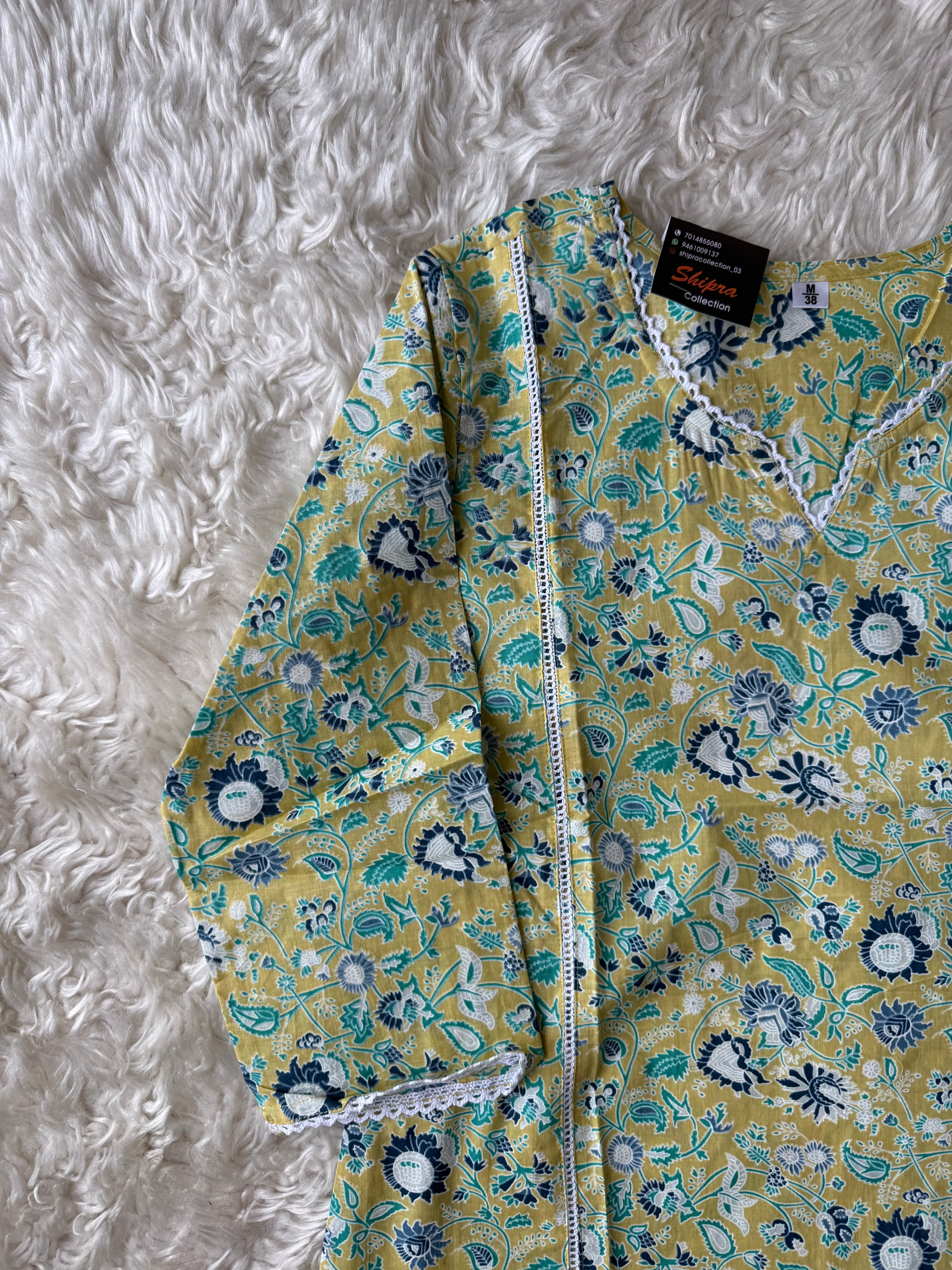 Premium Cotton Short Kurti