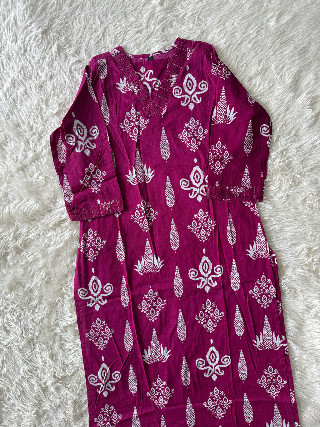 Cotton Kurti Pant Set