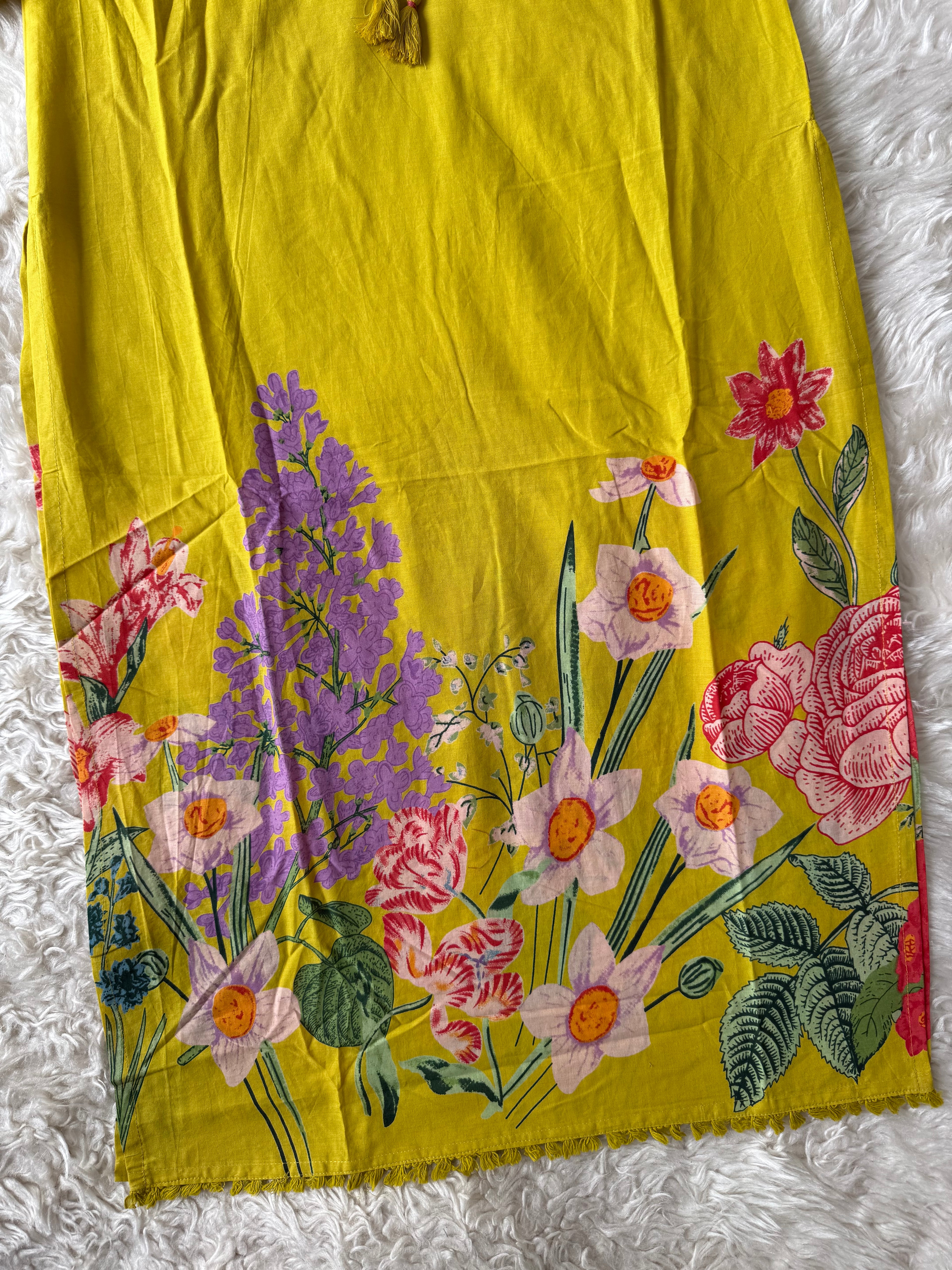 Premium Cotton Kurti Pant Dupatta Set