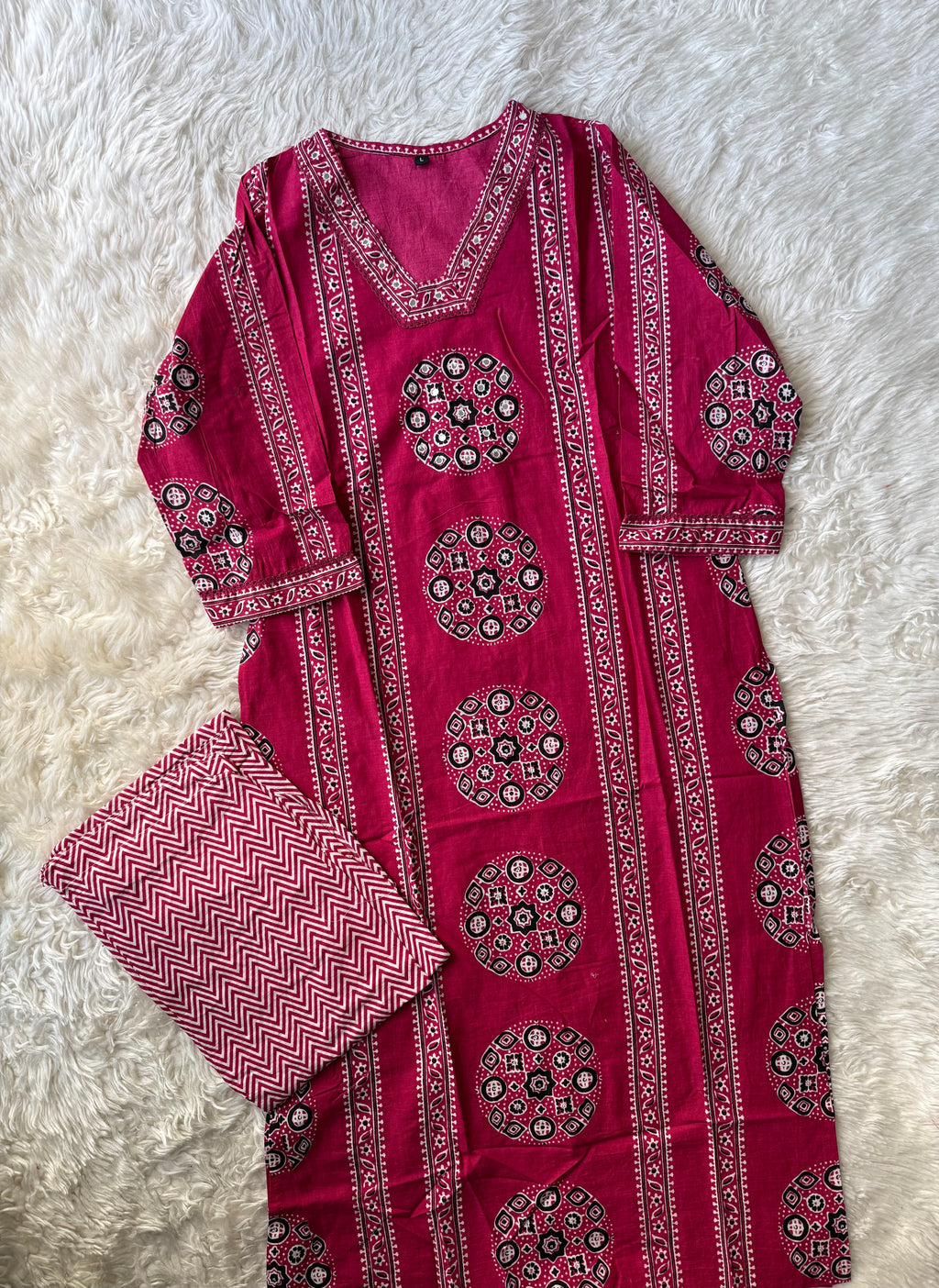 Cotton Kurti Pant Set