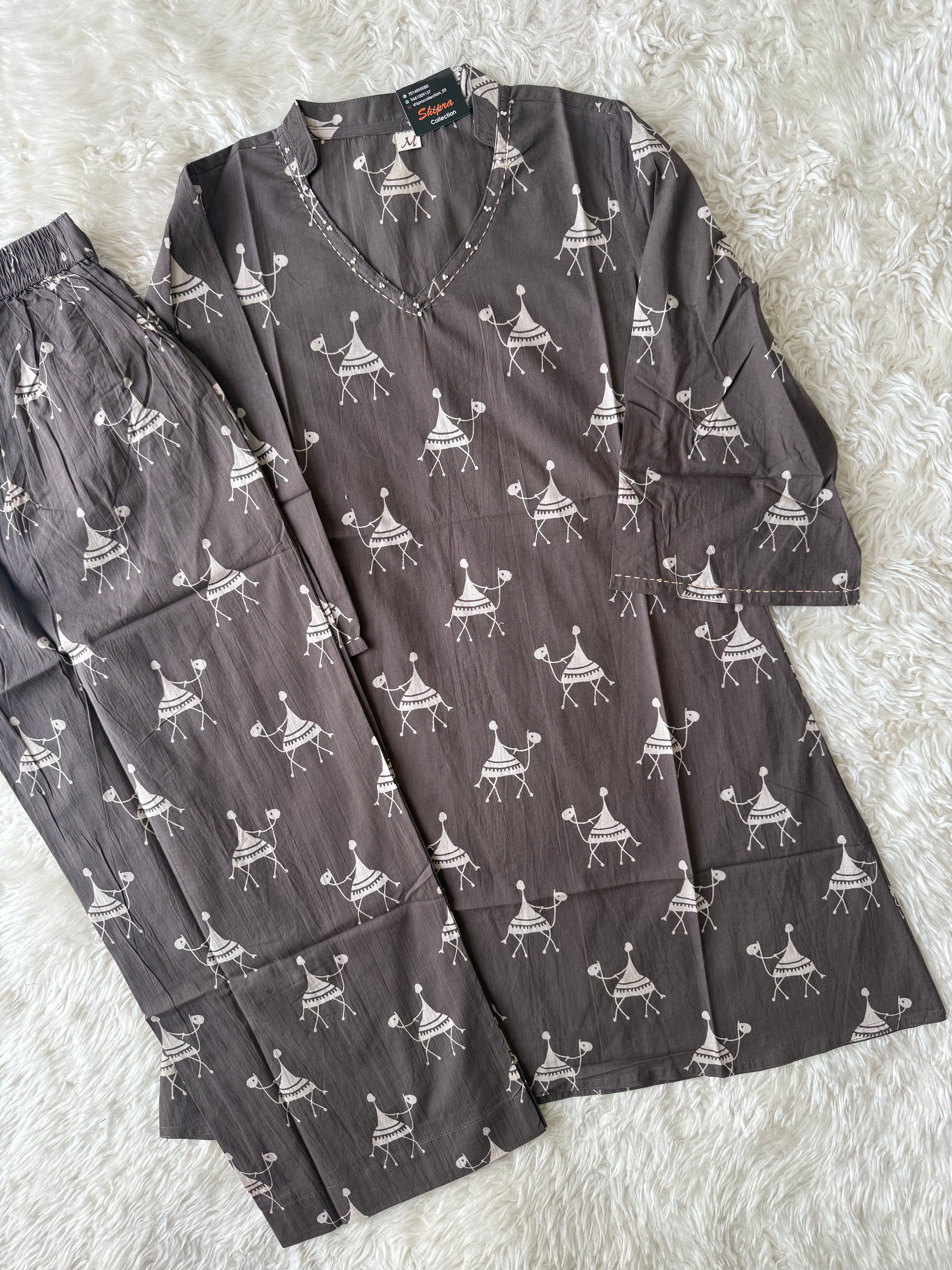 Pure Cotton Co-ord Set