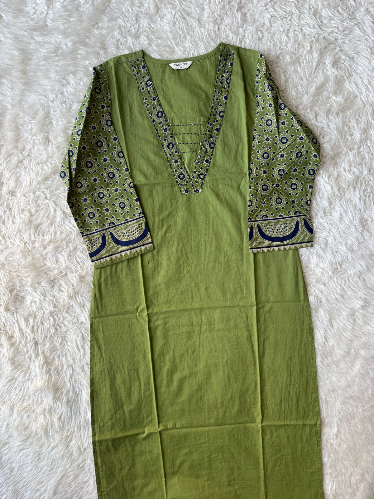 Premium Cotton Kurti Pant Dupatta Set