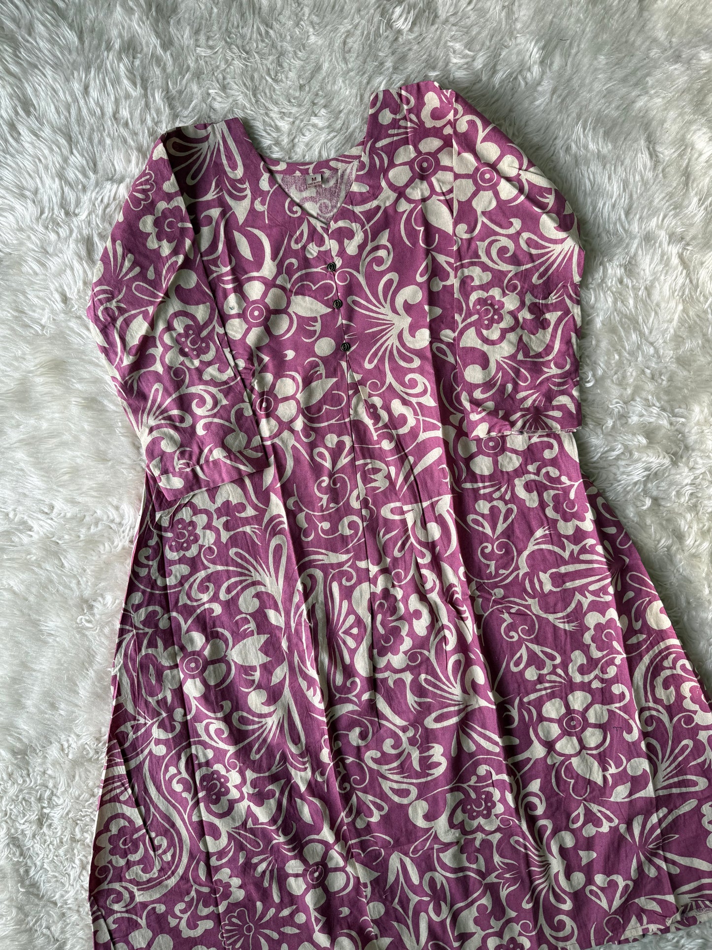 Khadi Cotton Kurti Pant Set
