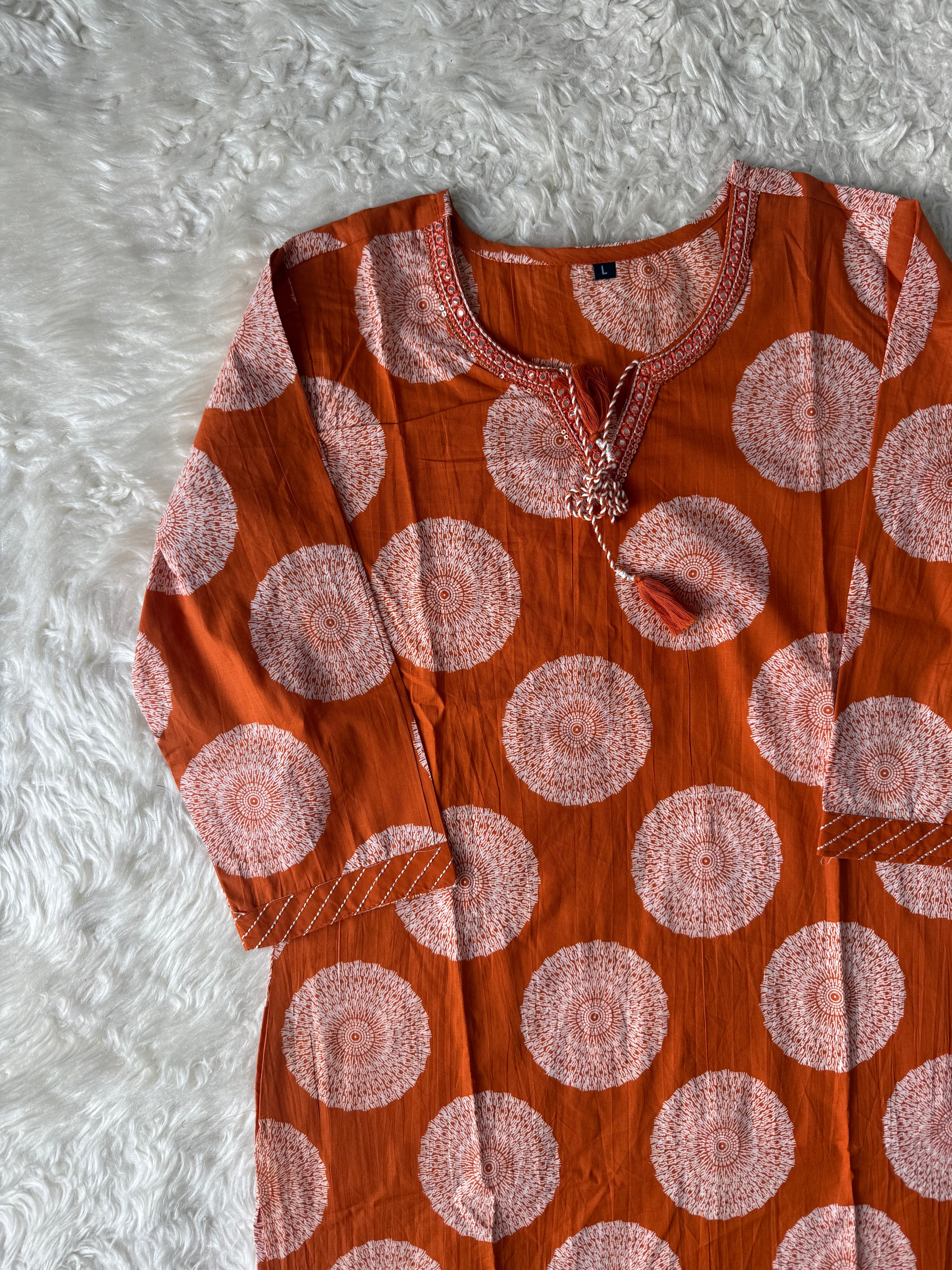 Budget Friendly Kurti Pant Dupatta Set