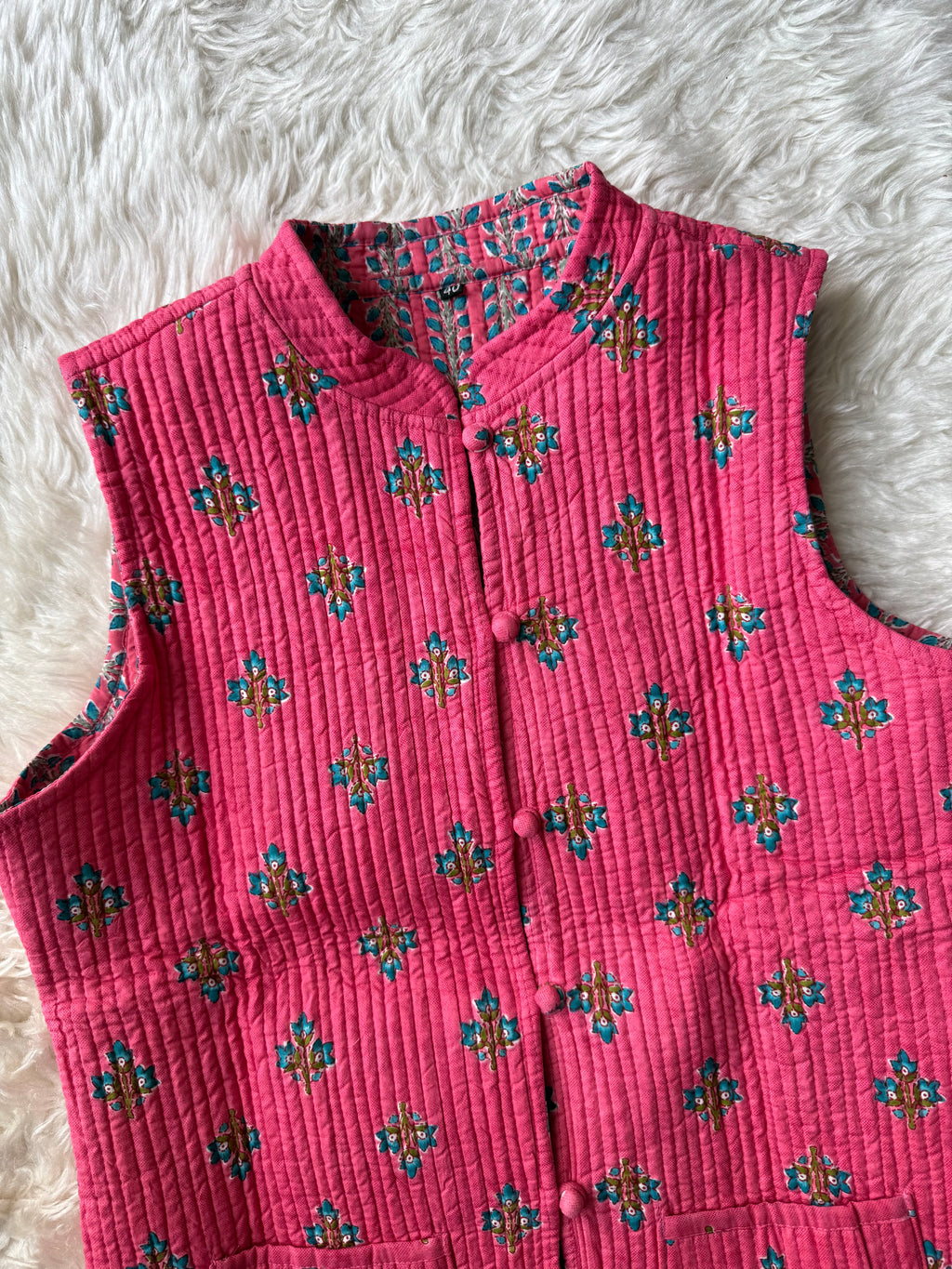 Reversible Quilted Sleevesless Jacket