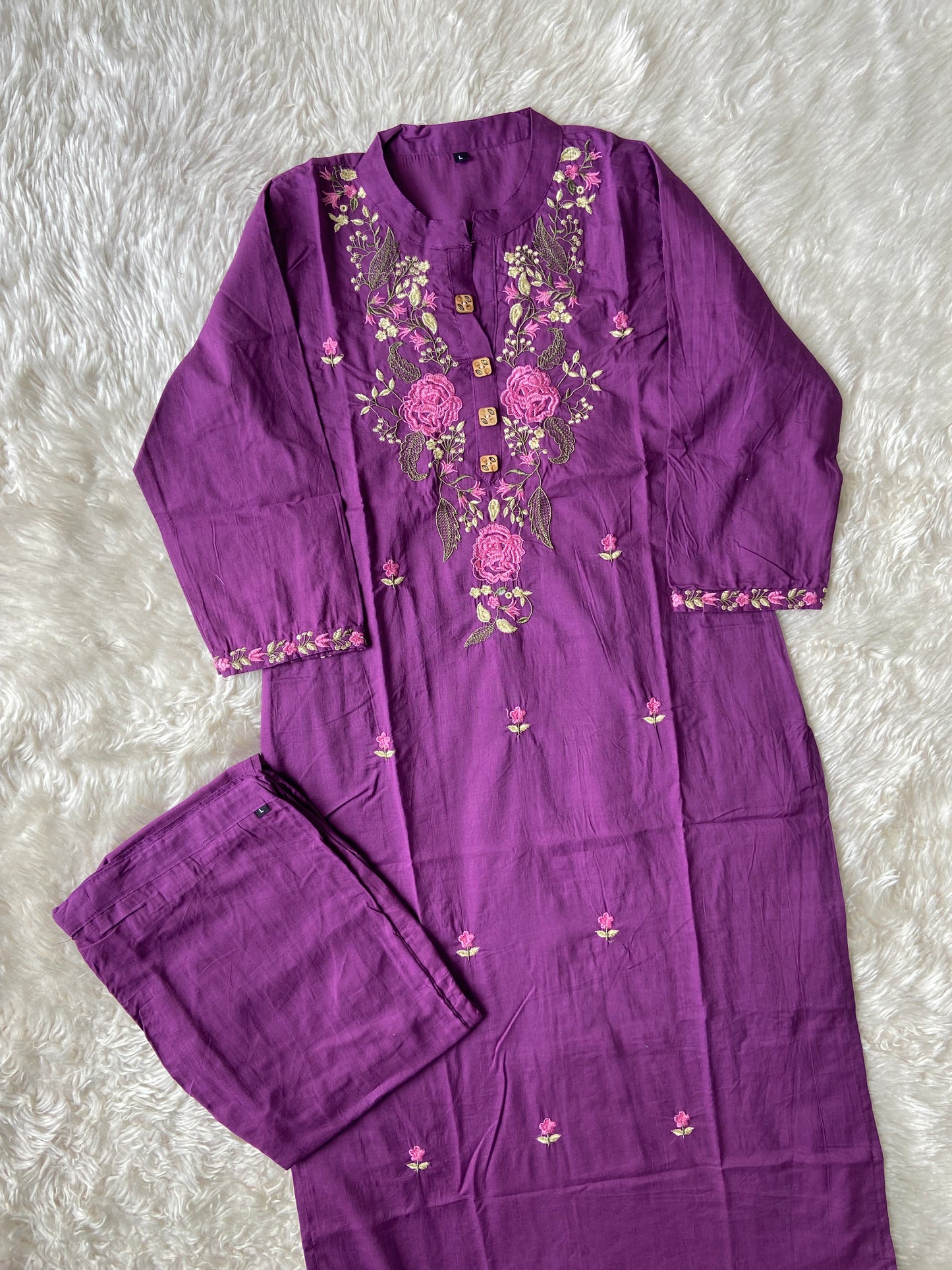 Cotton Kurti Pant Set