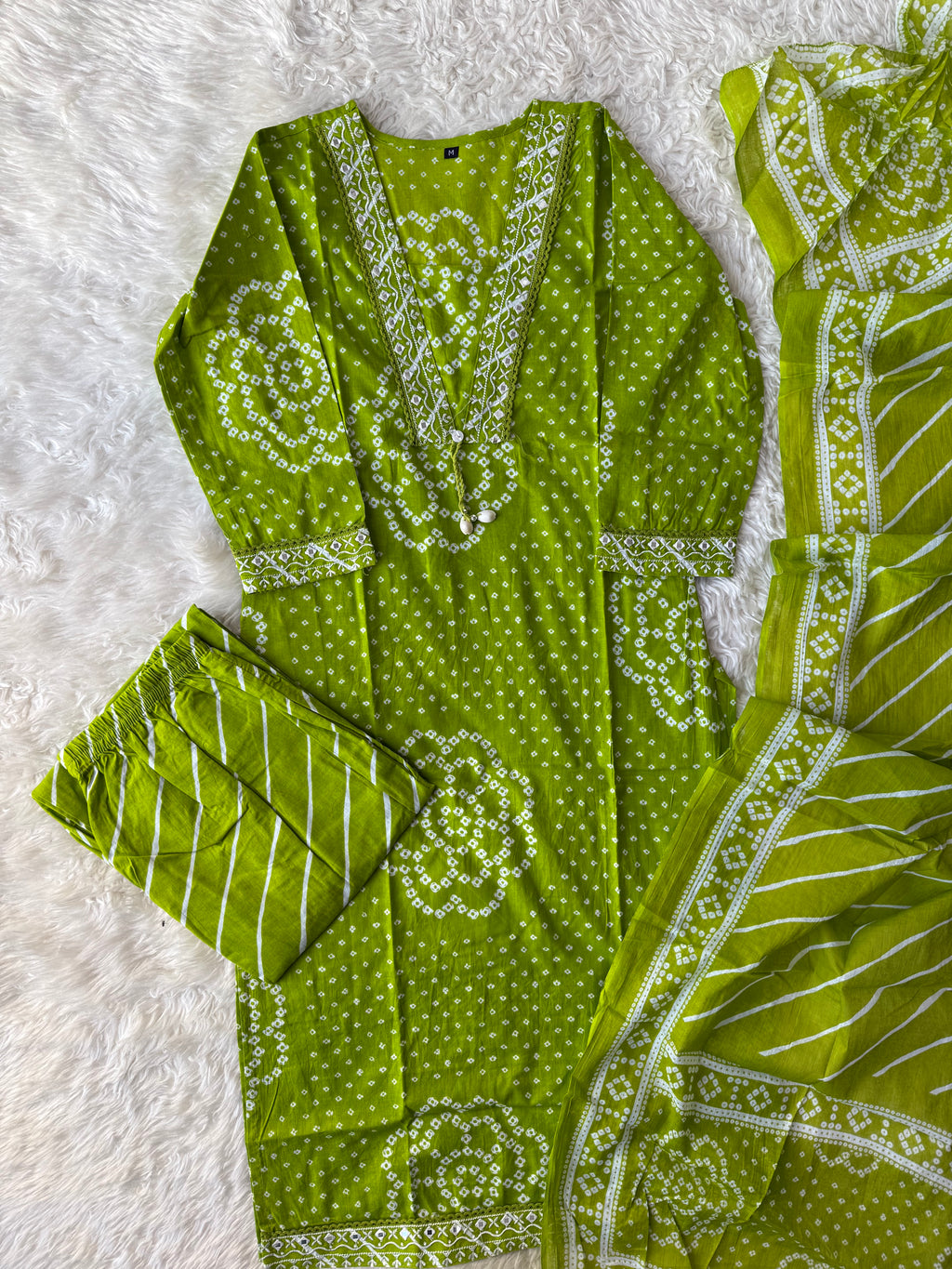 Budget Friendly Kurti Pant Dupatta Set